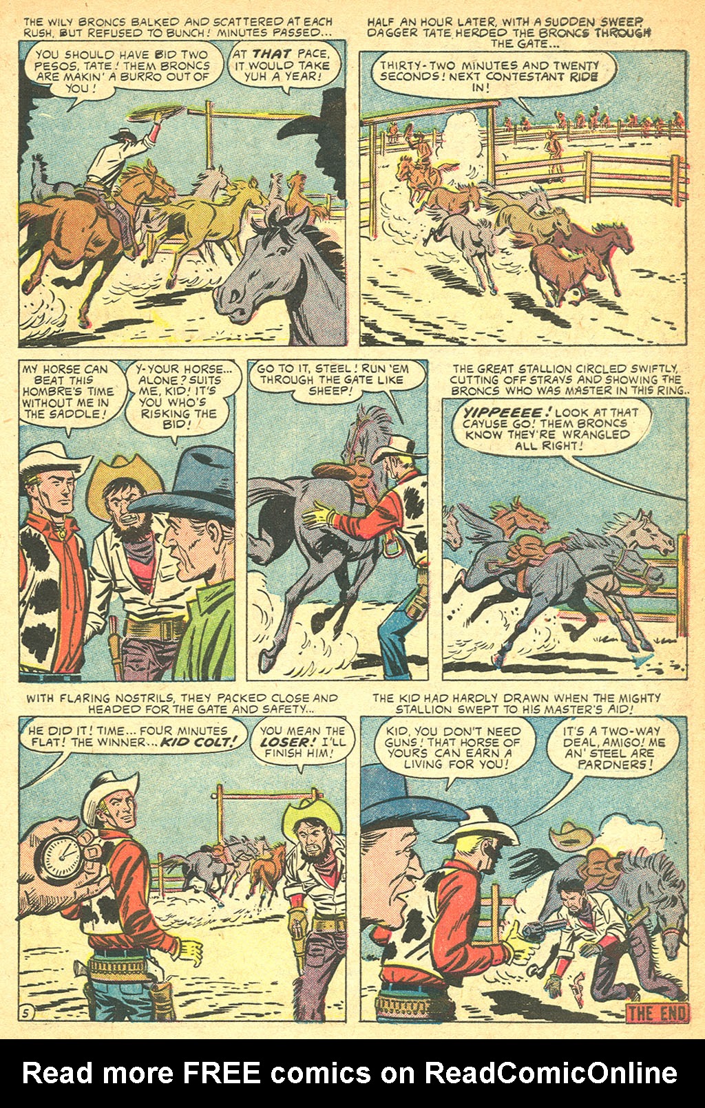 Read online Kid Colt Outlaw comic -  Issue #60 - 7