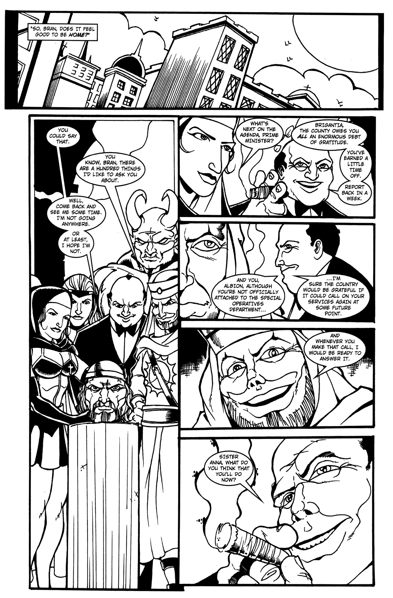 Read online Warrior Nun Brigantia comic -  Issue #3 - 17