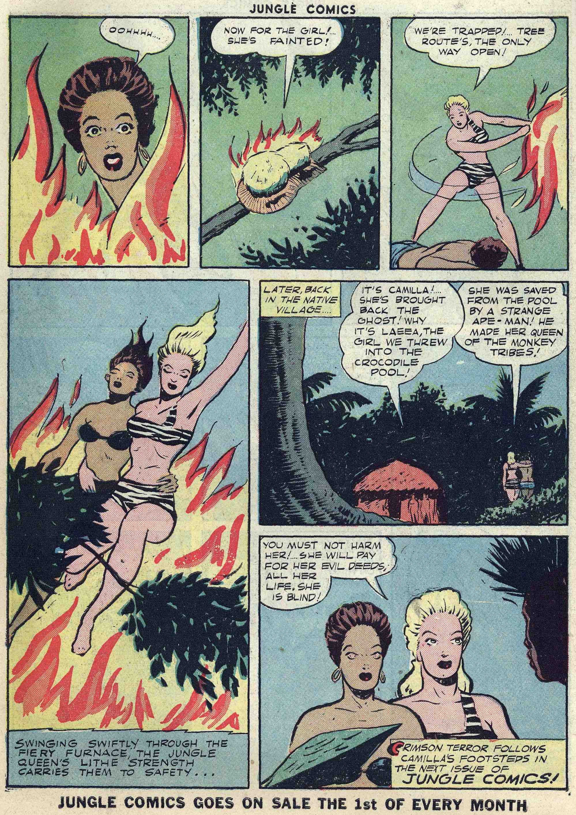 Read online Jungle Comics comic -  Issue #47 - 58