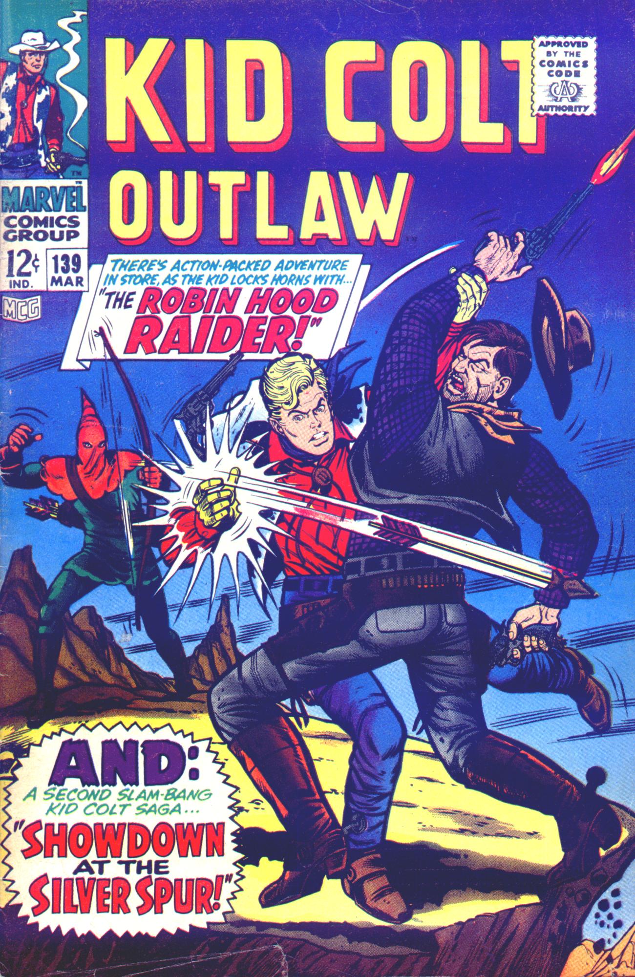 Read online Kid Colt Outlaw comic -  Issue #139 - 1
