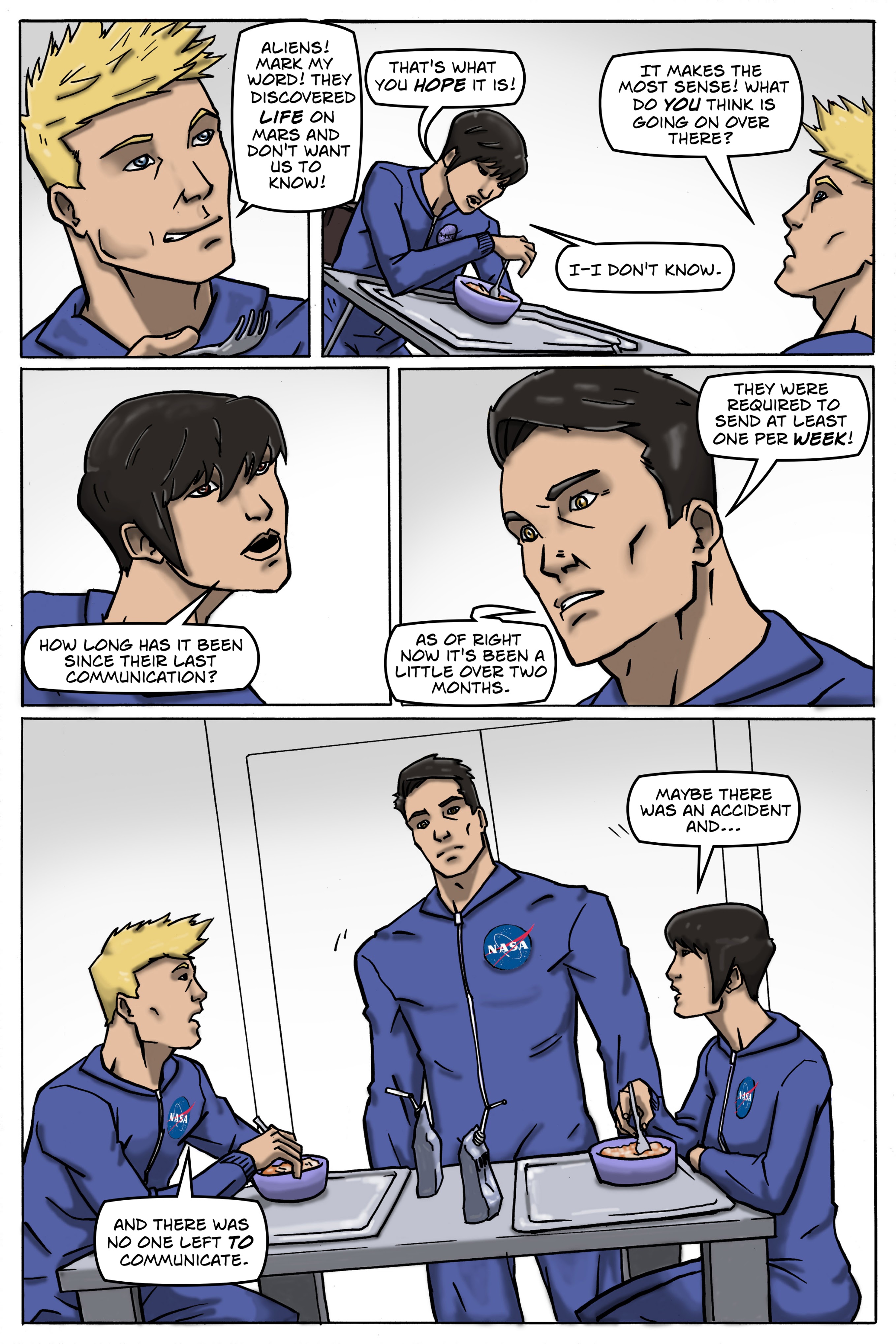 Read online Mars One comic -  Issue #1 - 9