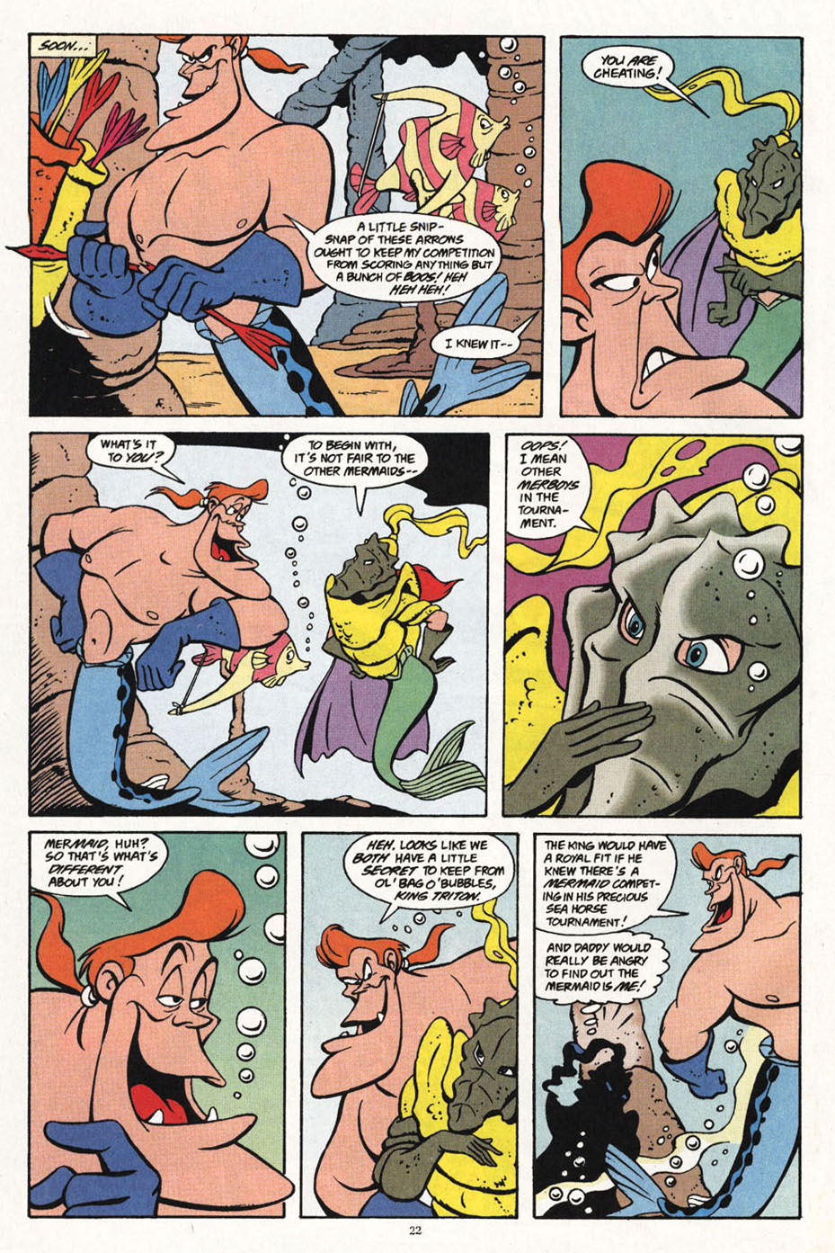 Read online Disney's The Little Mermaid comic -  Issue #9 - 24
