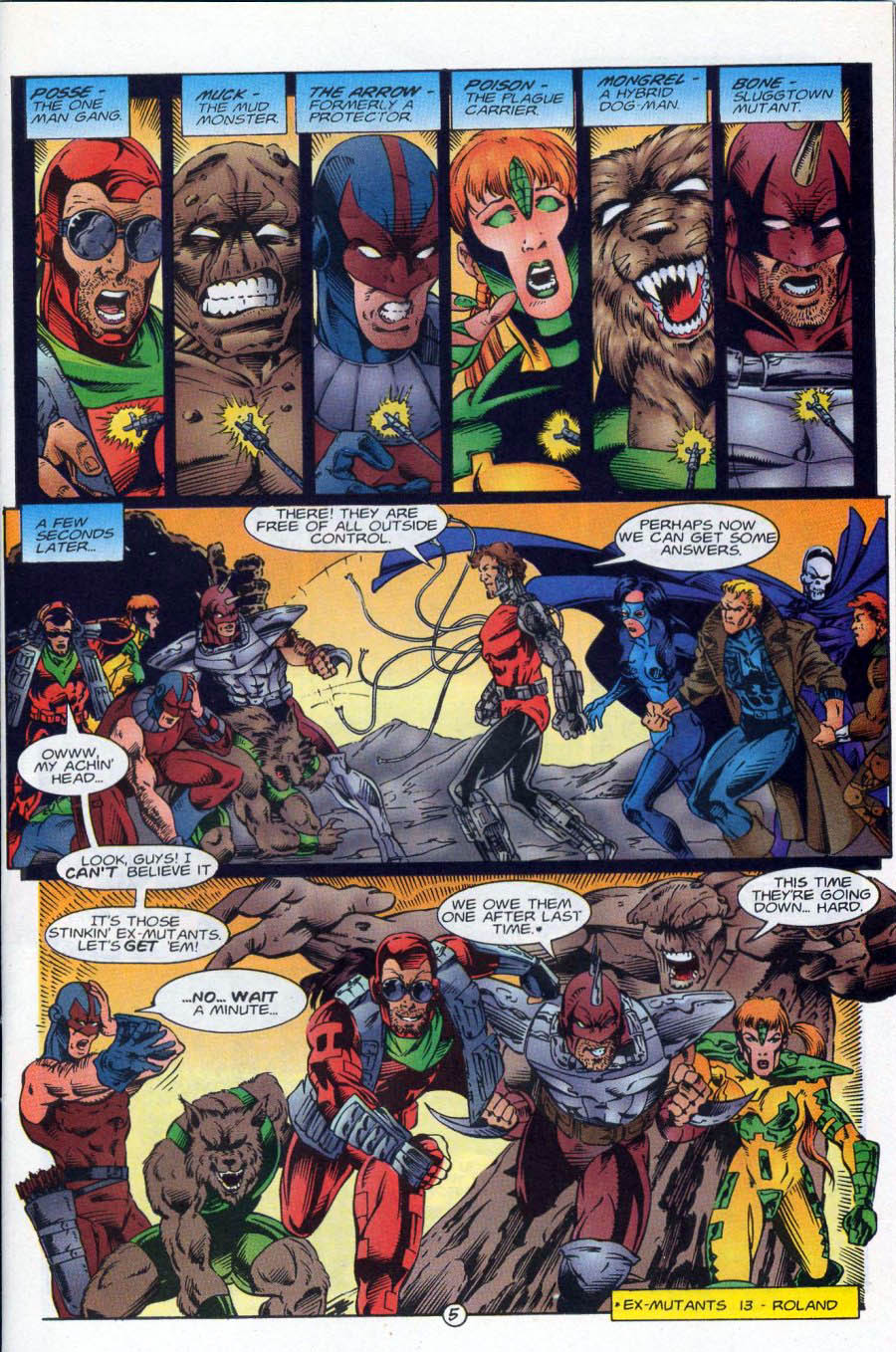 Read online Ex-Mutants comic -  Issue #18 - 6