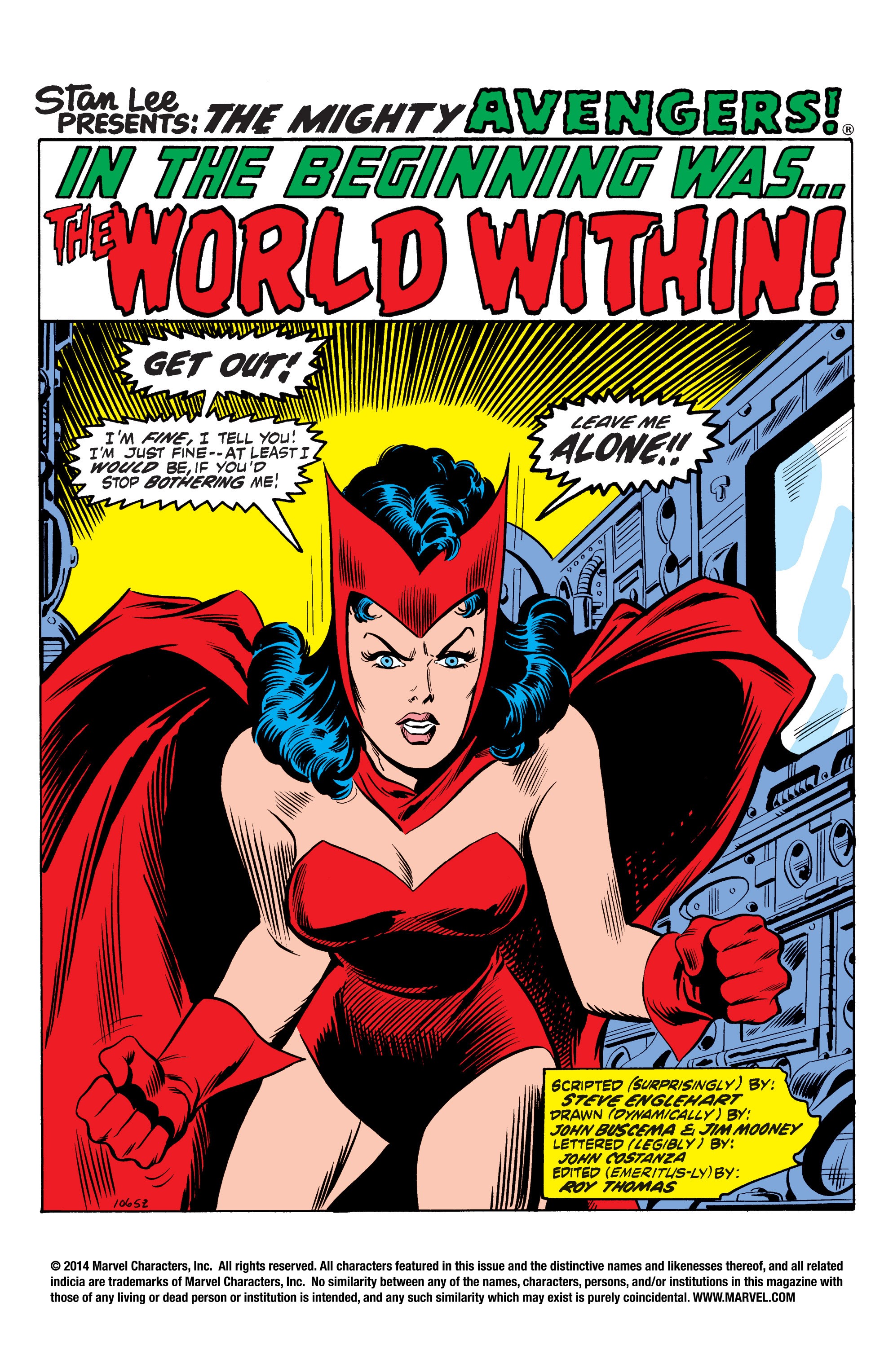 Read online The Avengers (1963) comic -  Issue #105 - 2