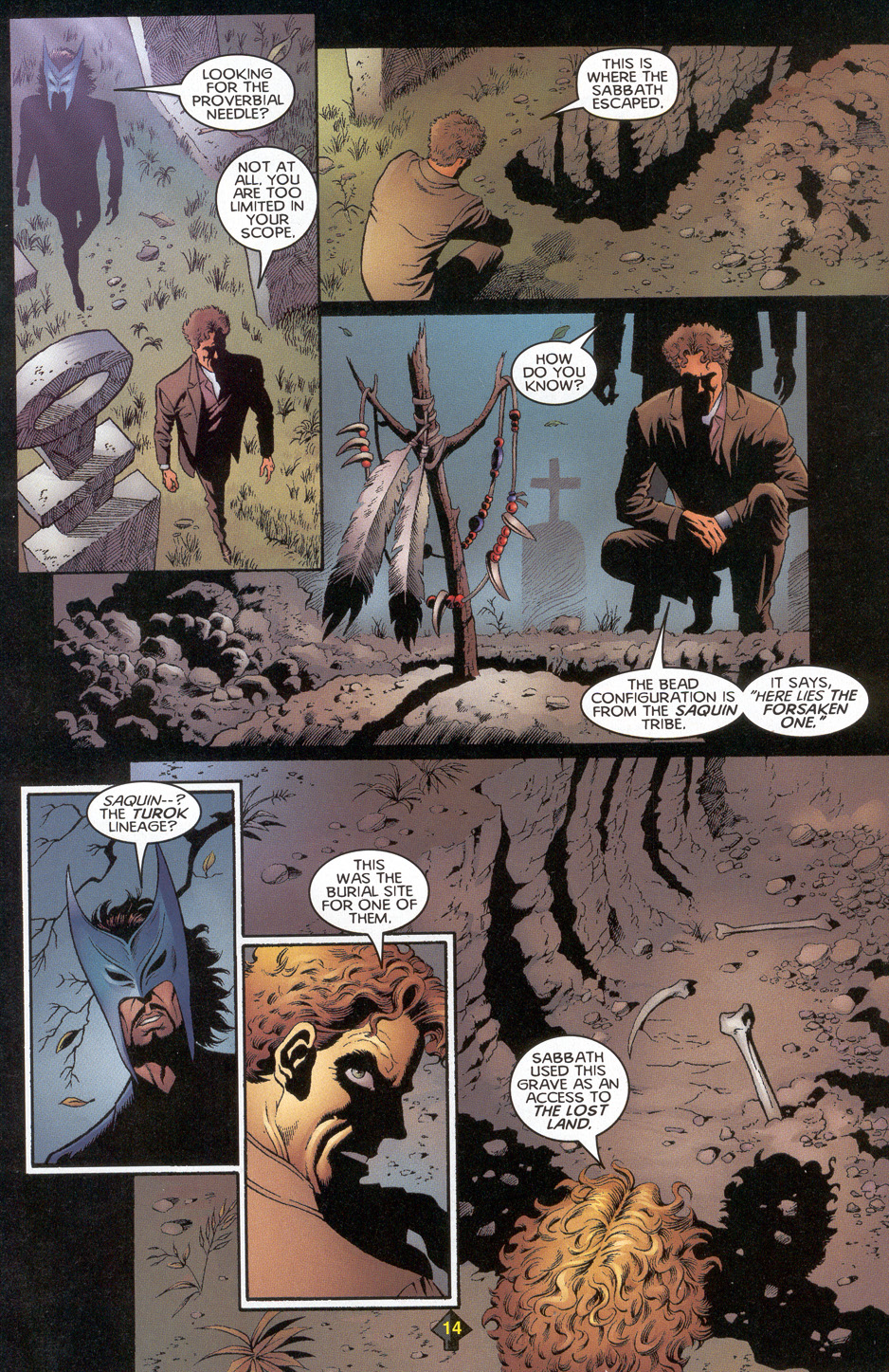 Read online Turok / Timewalker: Seventh Sabbath comic -  Issue #1 - 13
