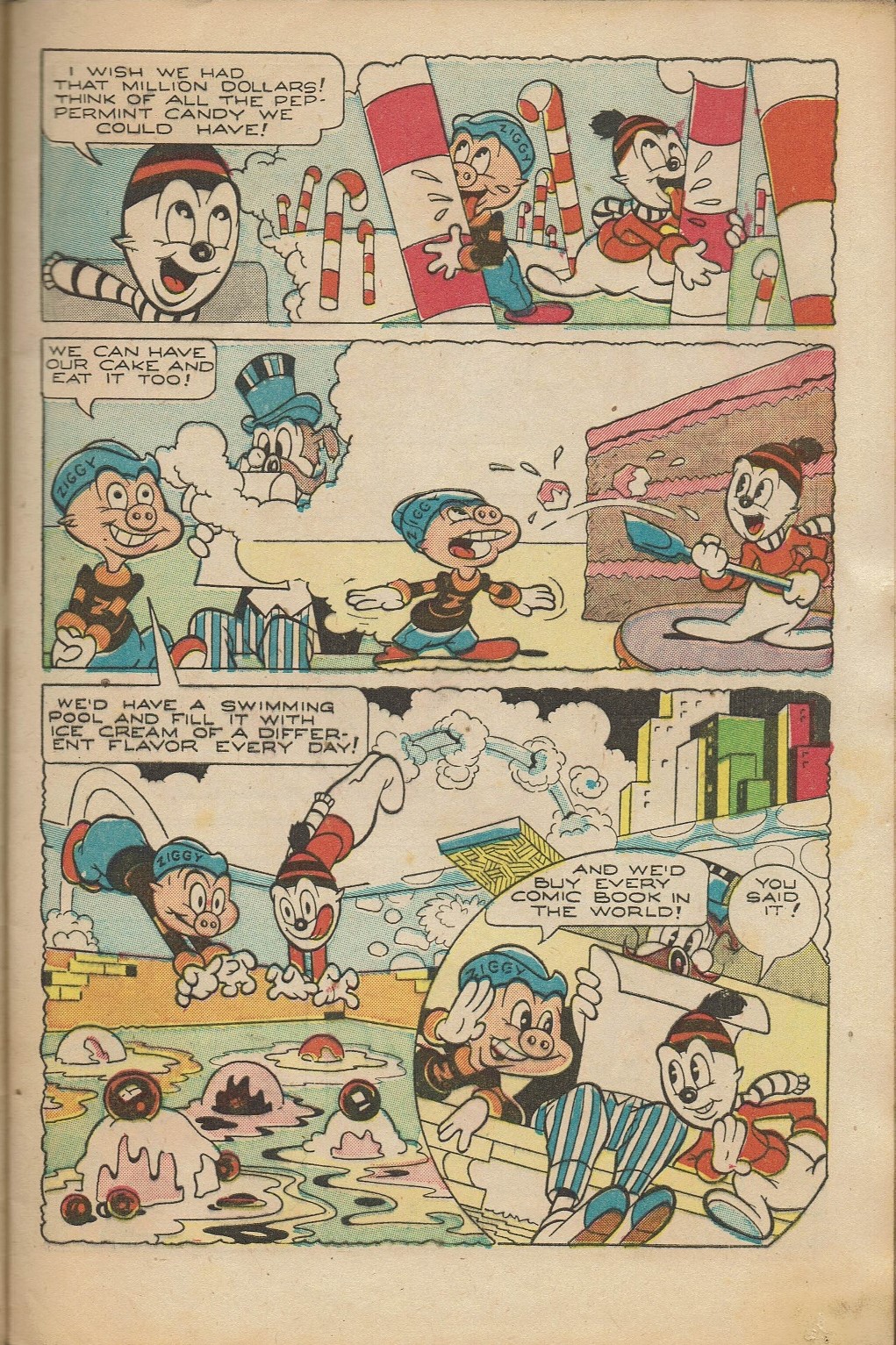Read online Ziggy Pig-Silly Seal Comics (1944) comic -  Issue #4 - 5