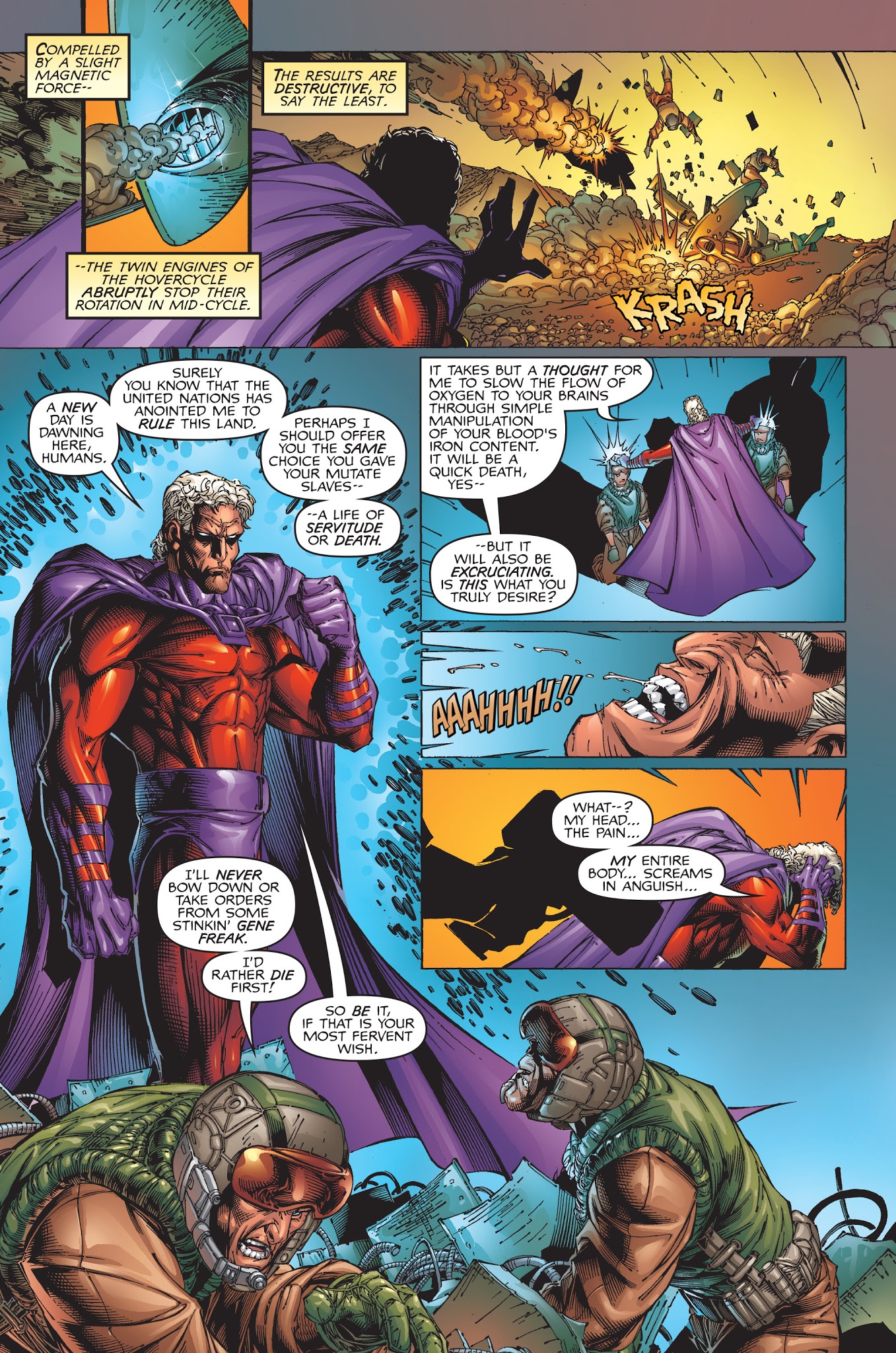 Read online Magneto Rex comic -  Issue #1 - 4