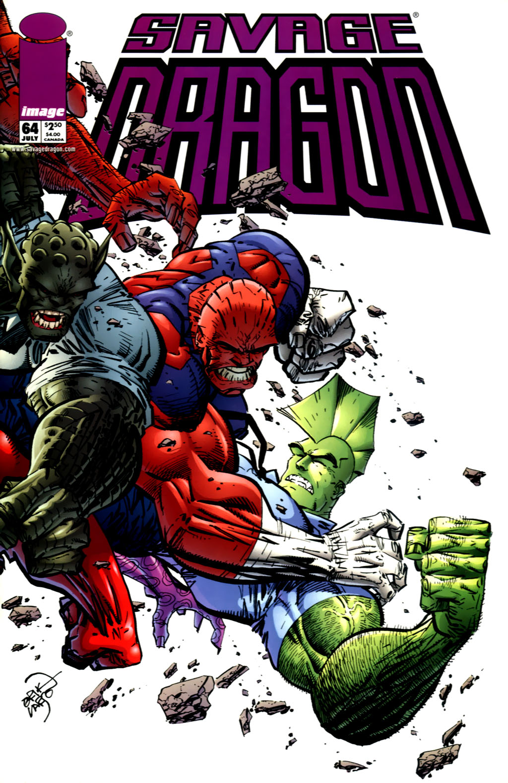 Read online The Savage Dragon (1993) comic -  Issue #64 - 1