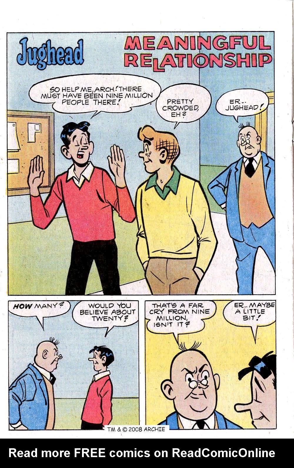 Read online Jughead (1965) comic -  Issue #278 - 20