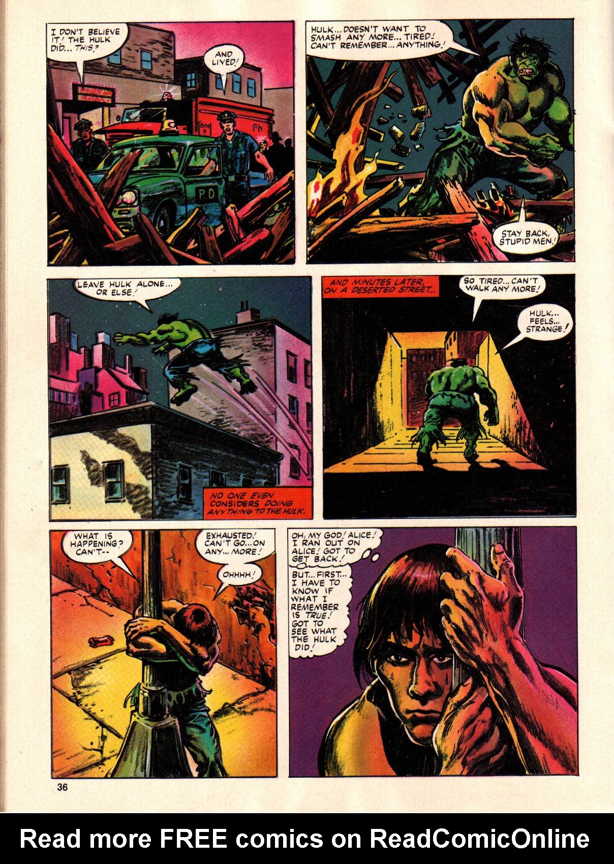 Read online Hulk (1978) comic -  Issue #23 - 36