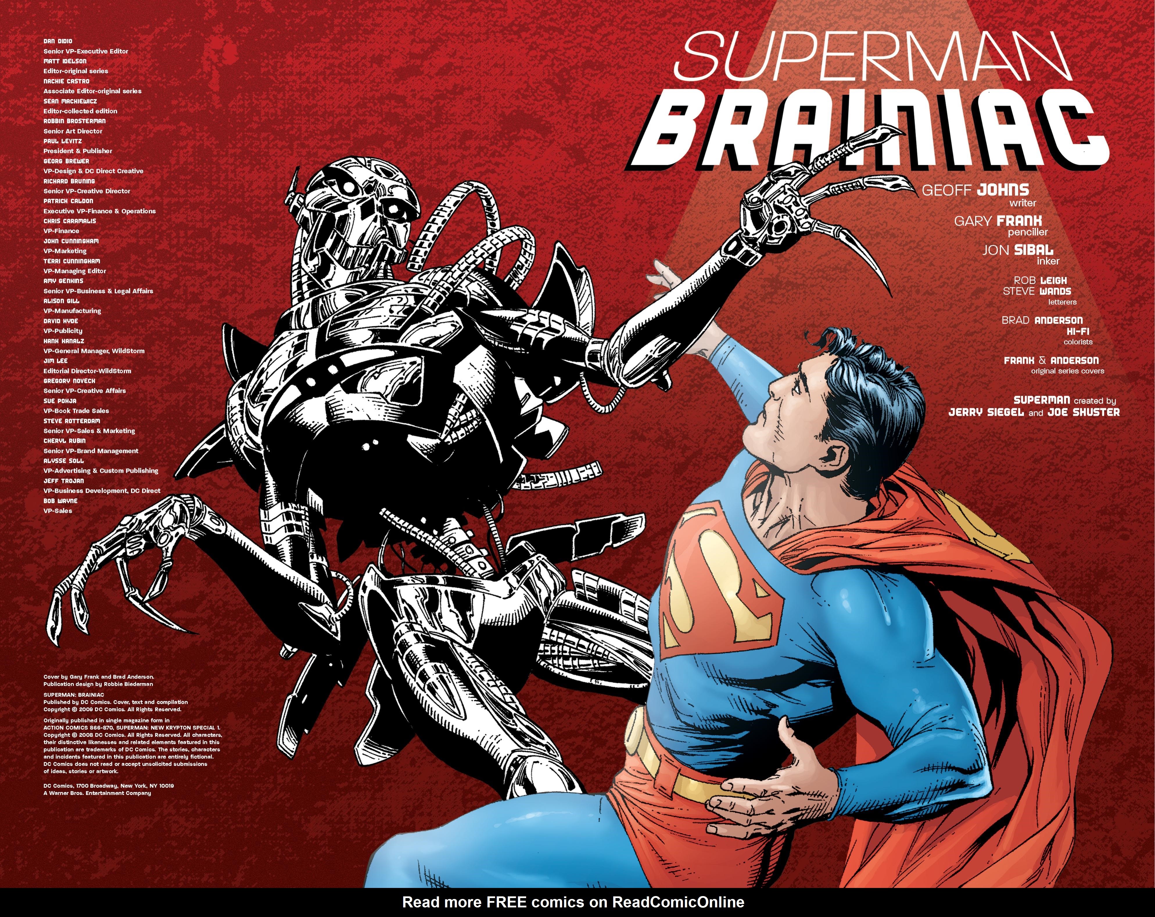 Read online Superman: Brainiac comic -  Issue # TPB - 3