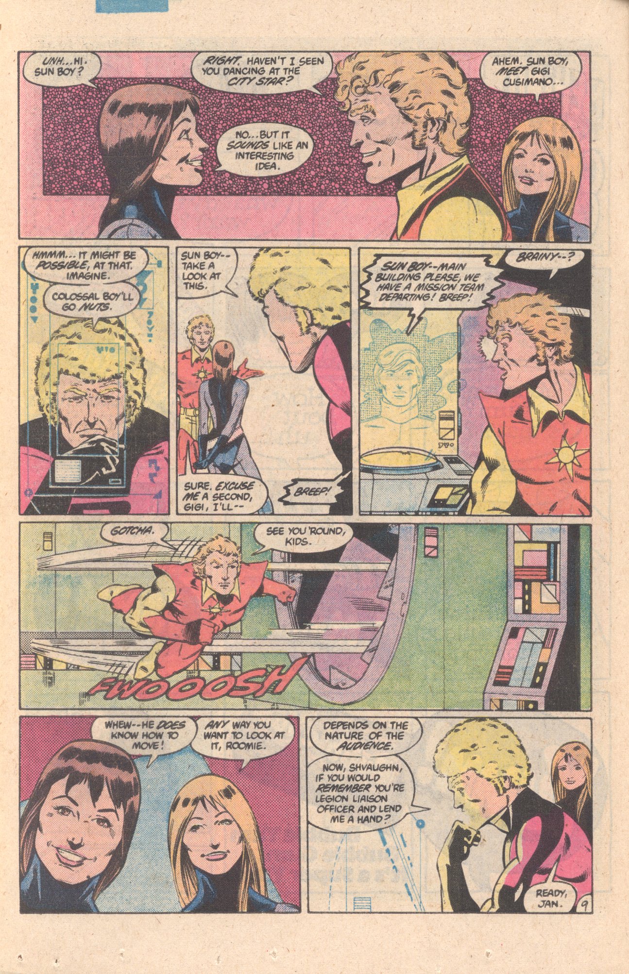 Legion of Super-Heroes (1980) 301 Page 9