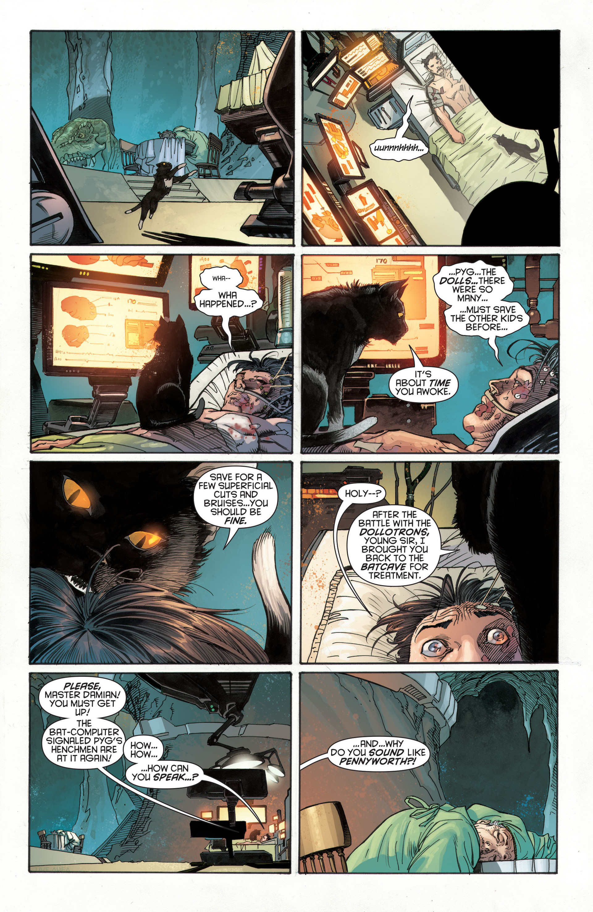 Read online Damian: Son of Batman comic -  Issue #3 - 7