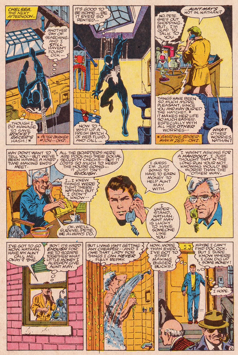 Read online Web of Spider-Man (1985) comic -  Issue #5 - 7