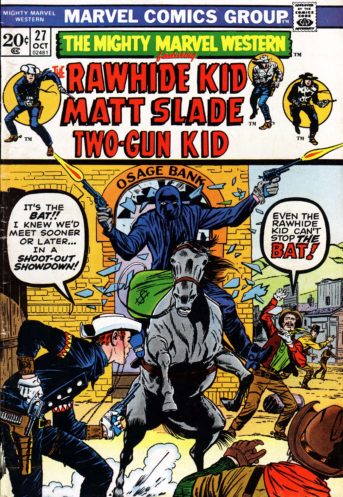 Read online The Mighty Marvel Western comic -  Issue #27 - 1