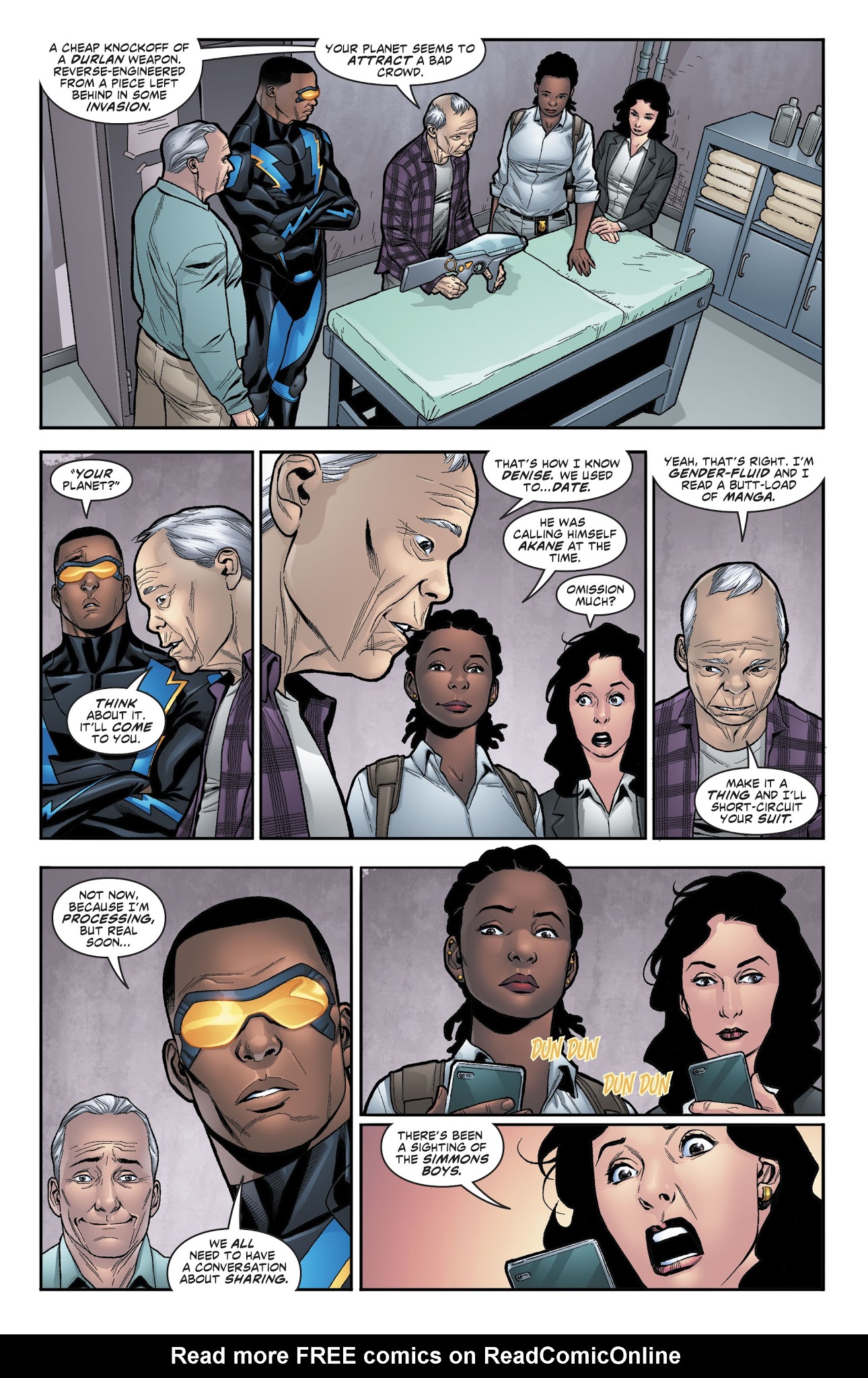 Read online Black Lightning: Cold Dead Hands comic -  Issue #3 - 17