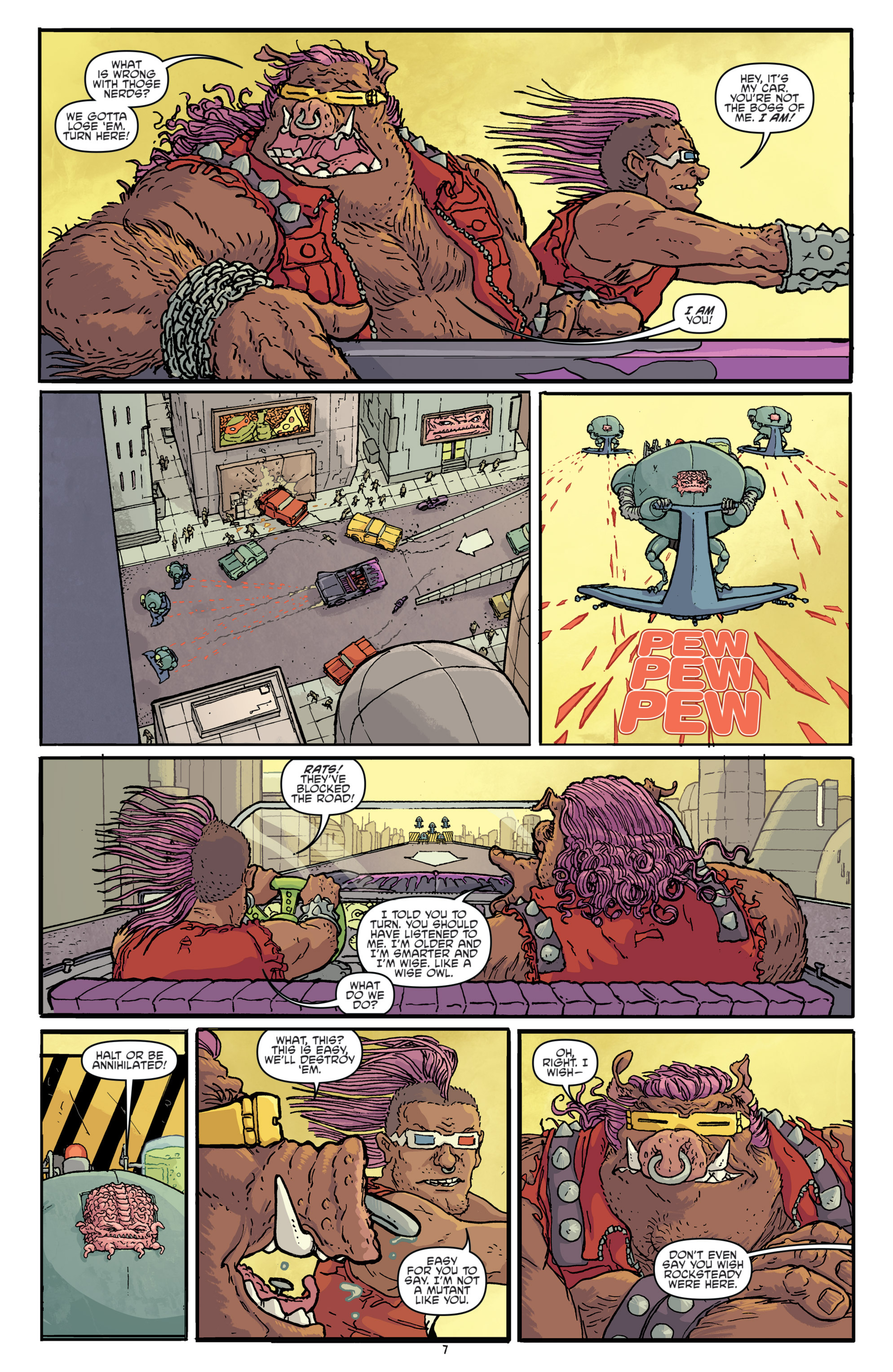 Read online Teenage Mutant Ninja Turtles Bebop & Rocksteady Destroy Everything comic -  Issue #4 - 9