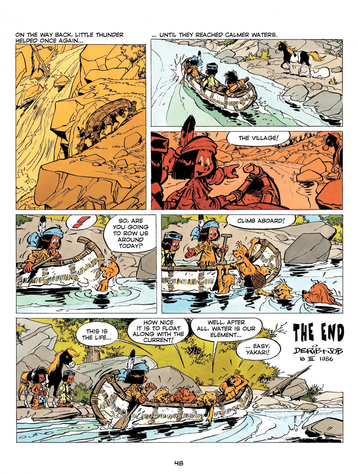 Read online Yakari comic -  Issue #9 - 48