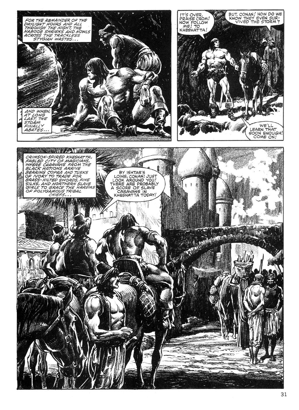 Read online The Savage Sword Of Conan comic -  Issue #89 - 31