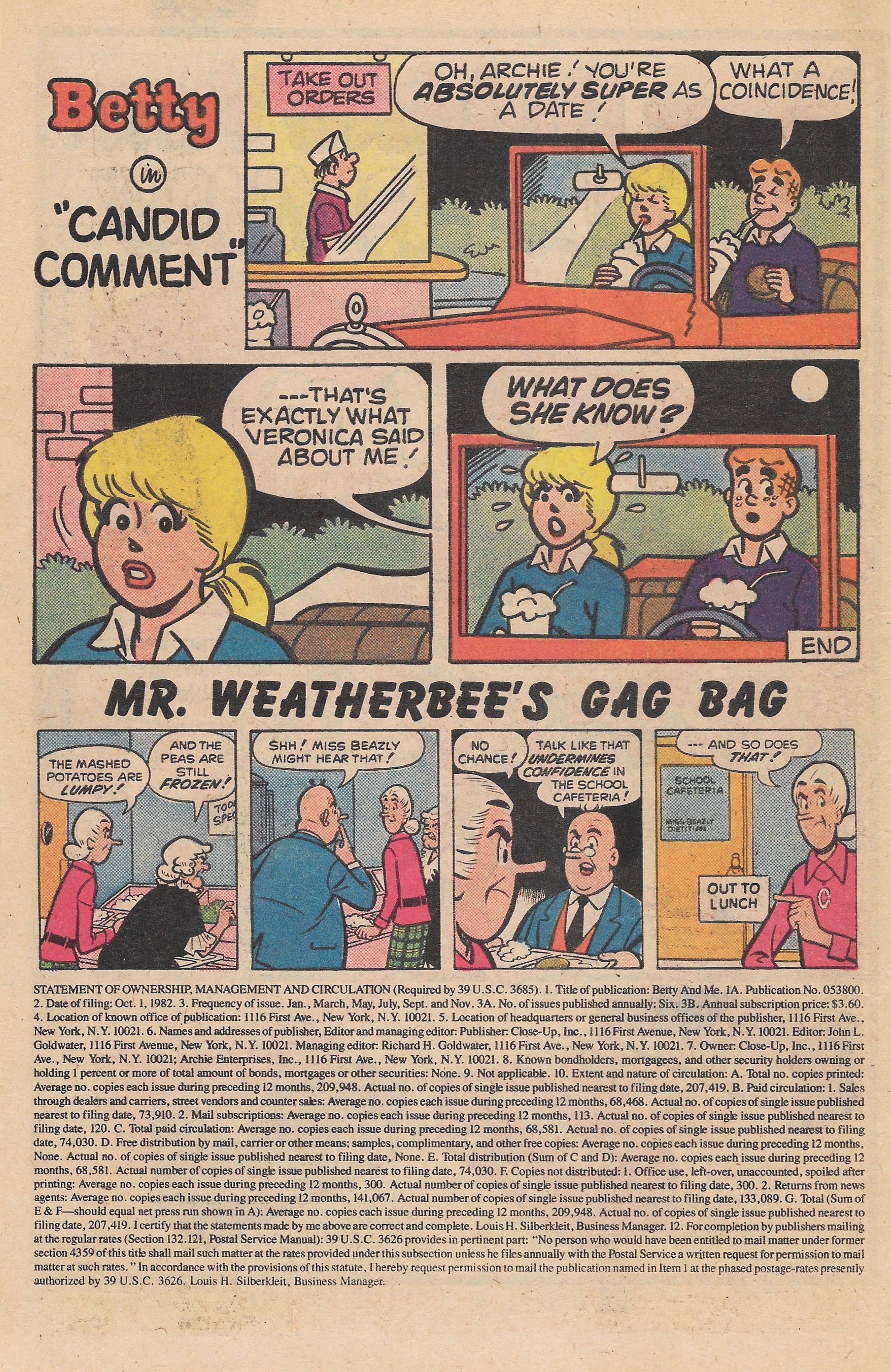 Read online Betty and Me comic -  Issue #133 - 10