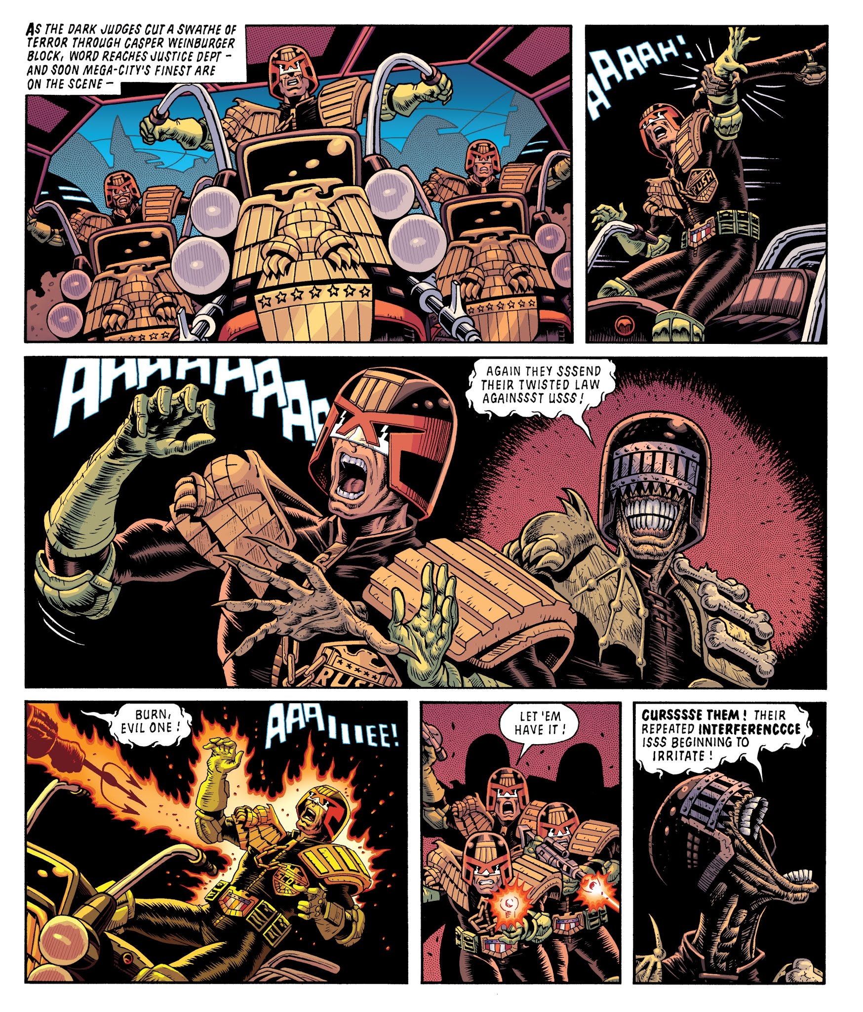 Read online Judge Dredd Classics: The Dark Judges comic -  Issue # TPB - 85