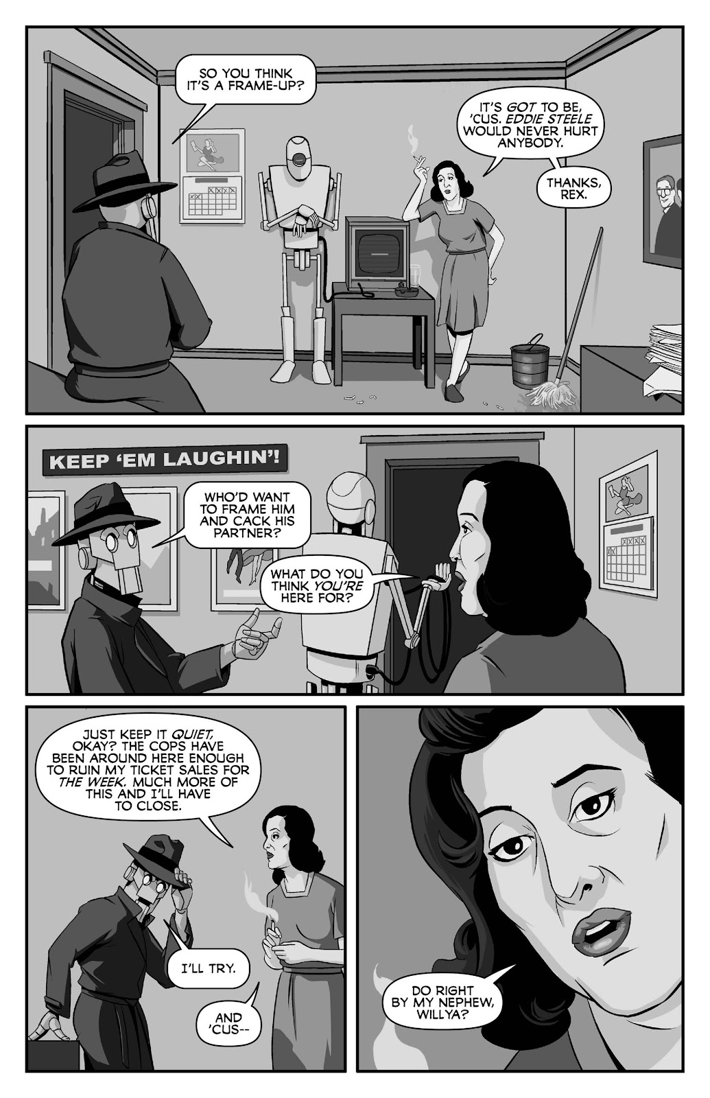Copernicus Jones: Robot Detective issue 7 - Page 4