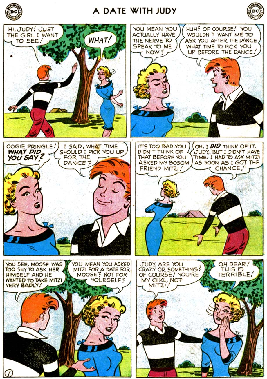 Read online A Date with Judy comic -  Issue #67 - 9