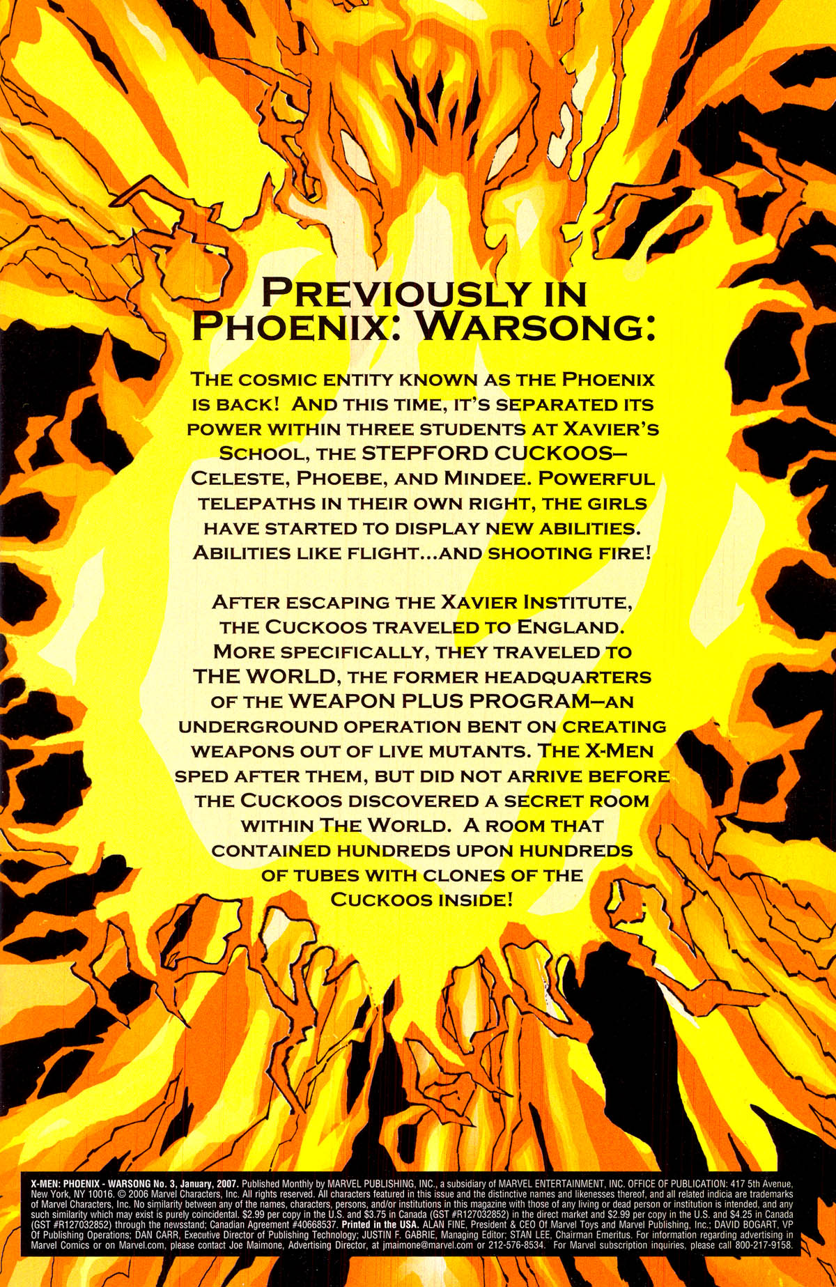 Read online X-Men: Phoenix - Warsong comic -  Issue #3 - 3
