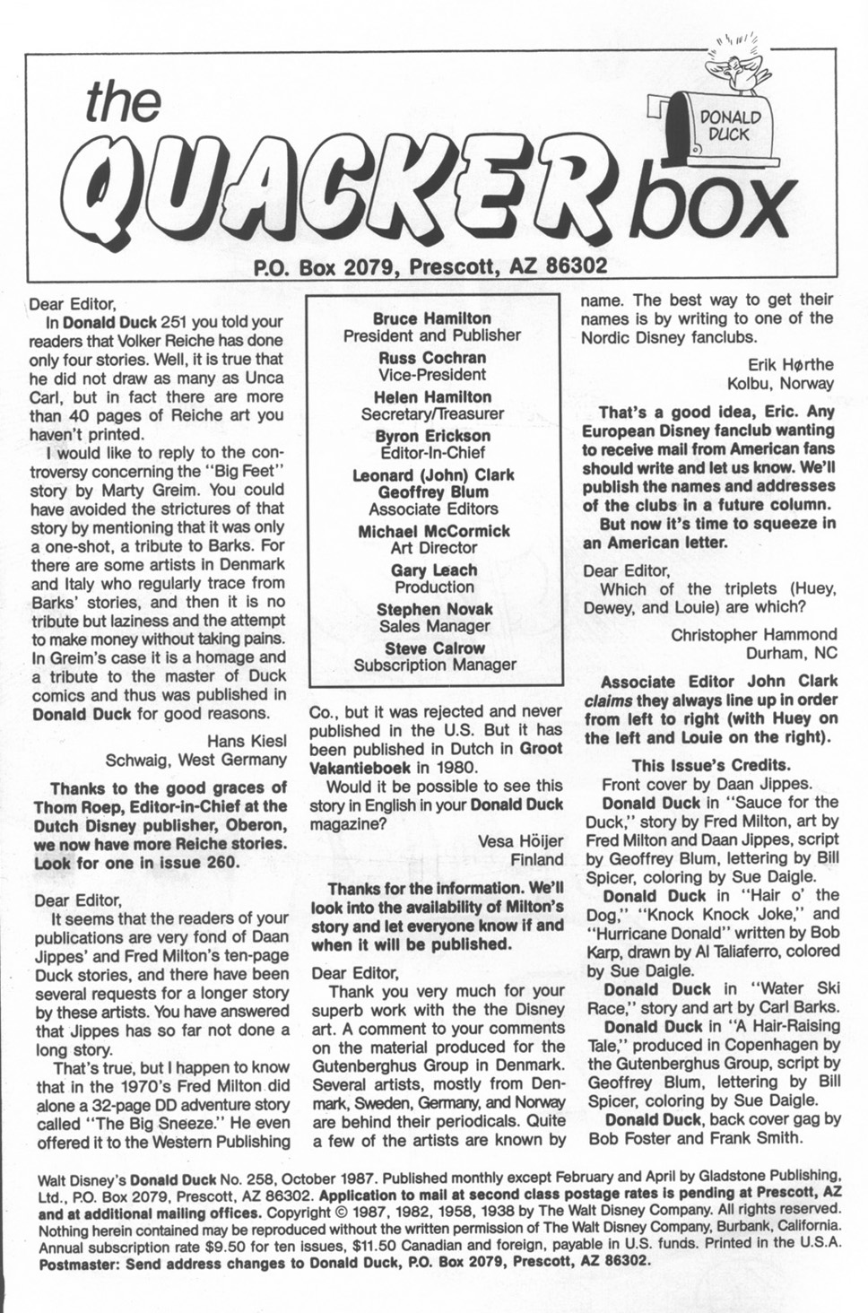 Read online Walt Disney's Donald Duck (1952) comic -  Issue #258 - 2