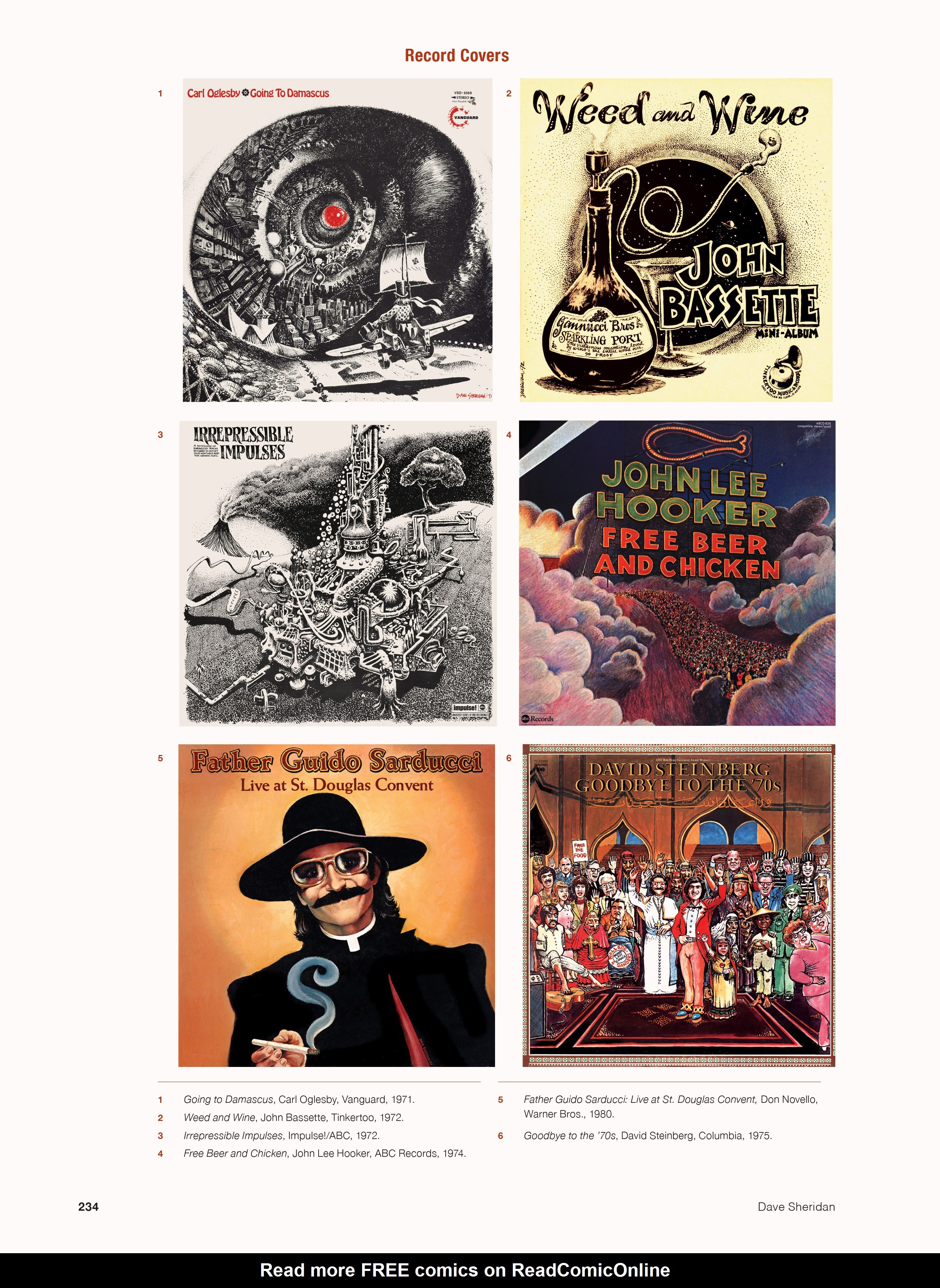 Read online Dave Sheridan: Life with Dealer McDope, the Leather Nun, and the Fabulous Furry Freak Brothers comic -  Issue # TPB (Part 3) - 46