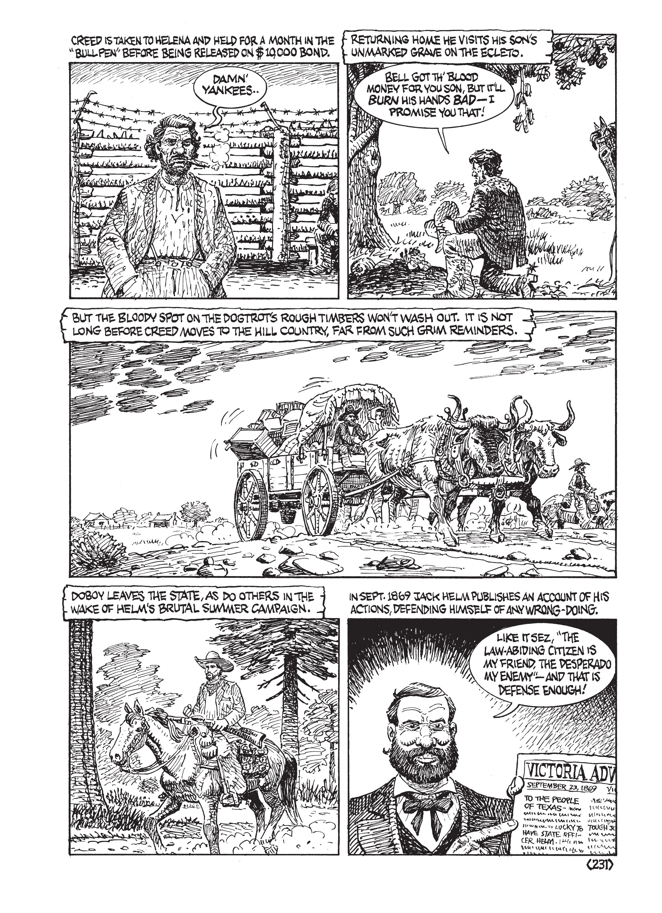 Read online Jack Jackson's American History: Los Tejanos and Lost Cause comic -  Issue # TPB (Part 3) - 29