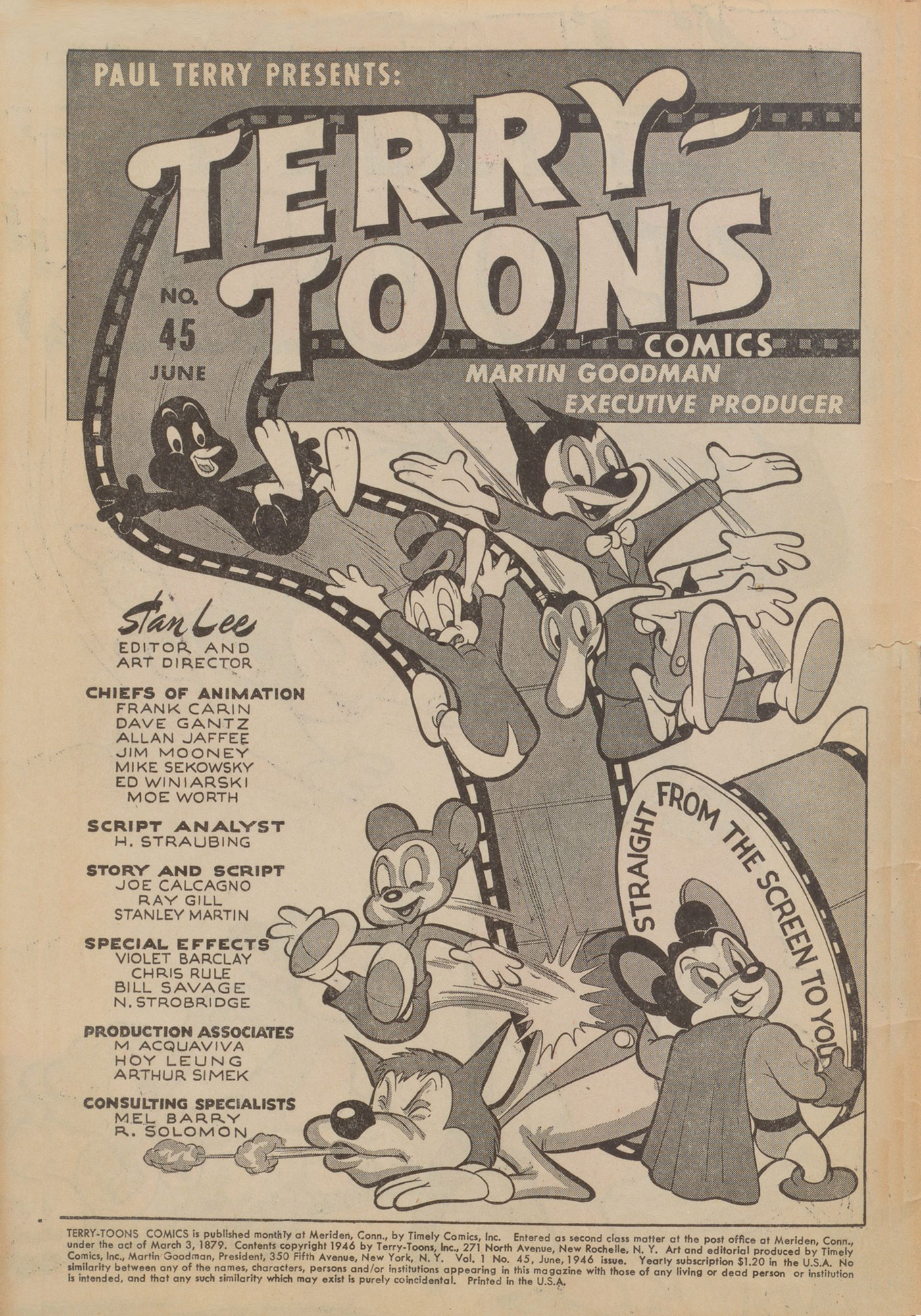 Read online Terry-Toons Comics comic -  Issue #45 - 2