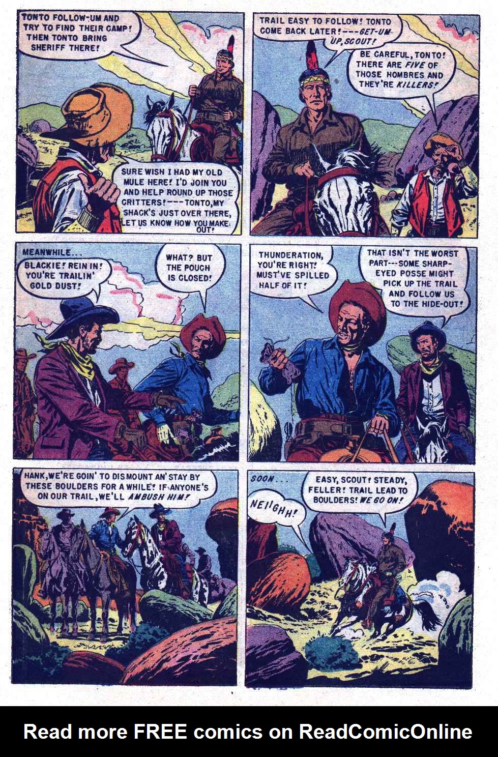 Read online Lone Ranger's Companion Tonto comic -  Issue #16 - 22