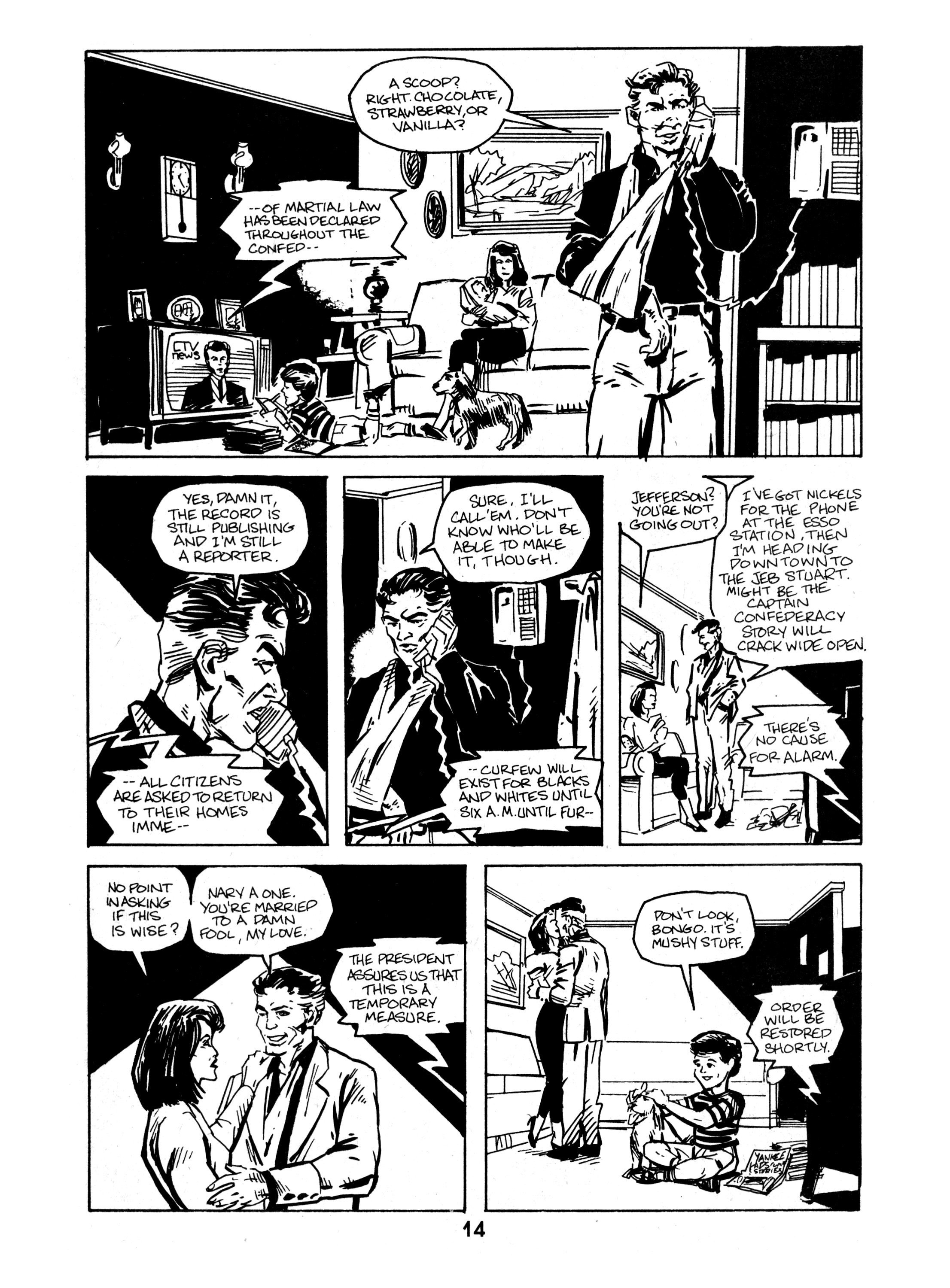 Read online Captain Confederacy (1986) comic -  Issue #12 - 16