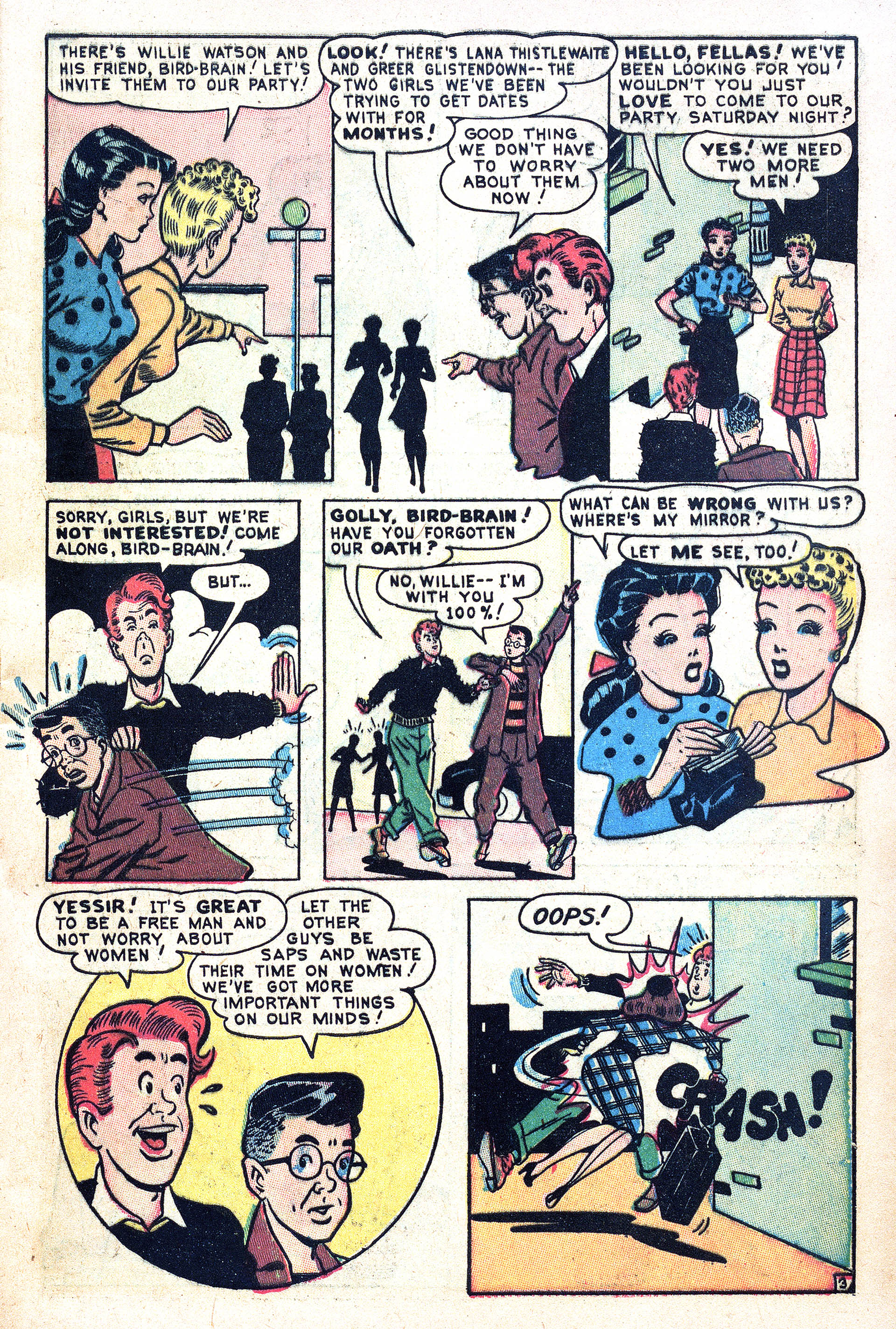 Read online Willie Comics (1946) comic -  Issue #9 - 13