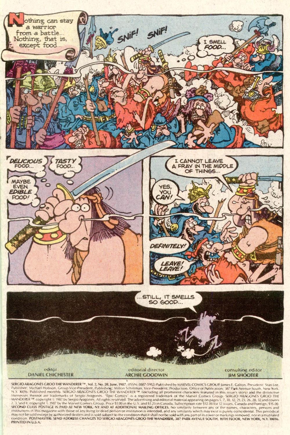 Read online Sergio Aragonés Groo the Wanderer comic -  Issue #28 - 2