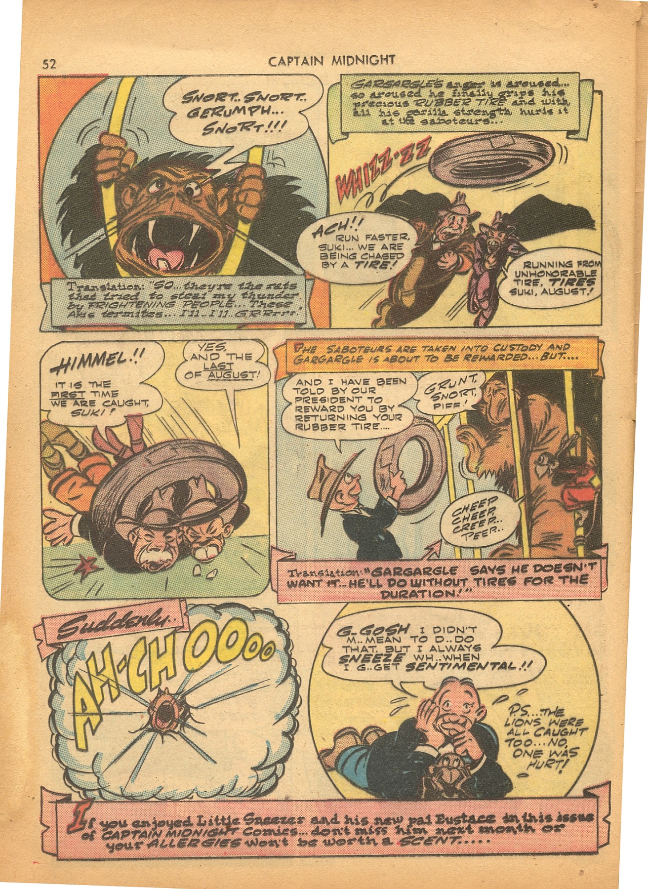 Read online Captain Midnight (1942) comic -  Issue #4 - 53