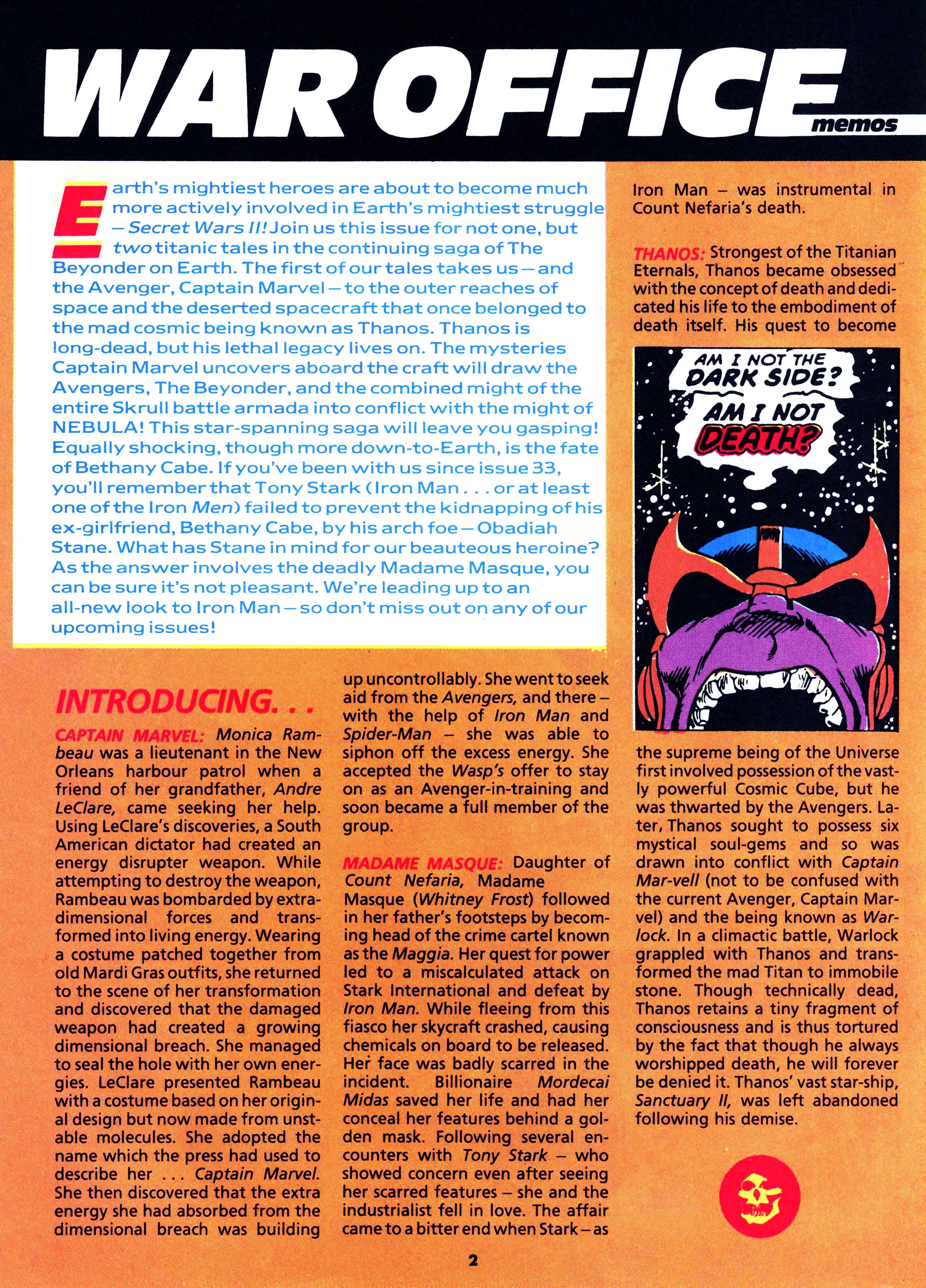 Read online Secret Wars (1985) comic -  Issue #46 - 2