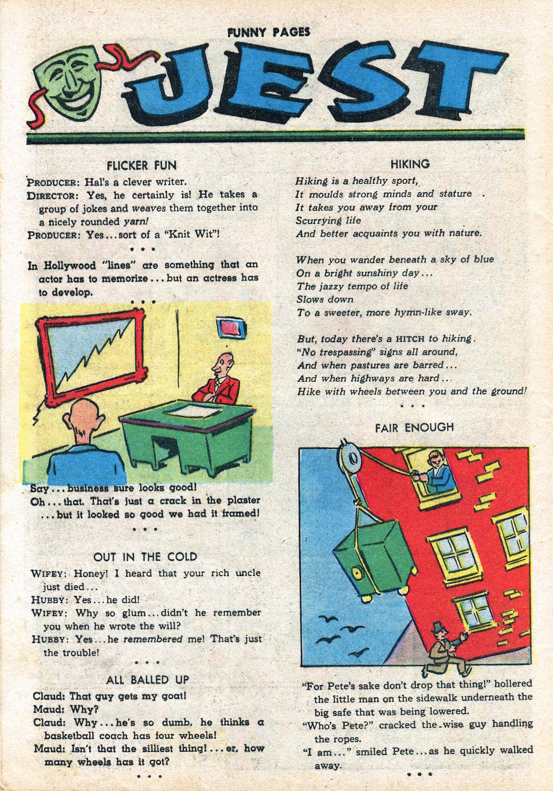 Read online Funny Pages comic -  Issue #42 - 38