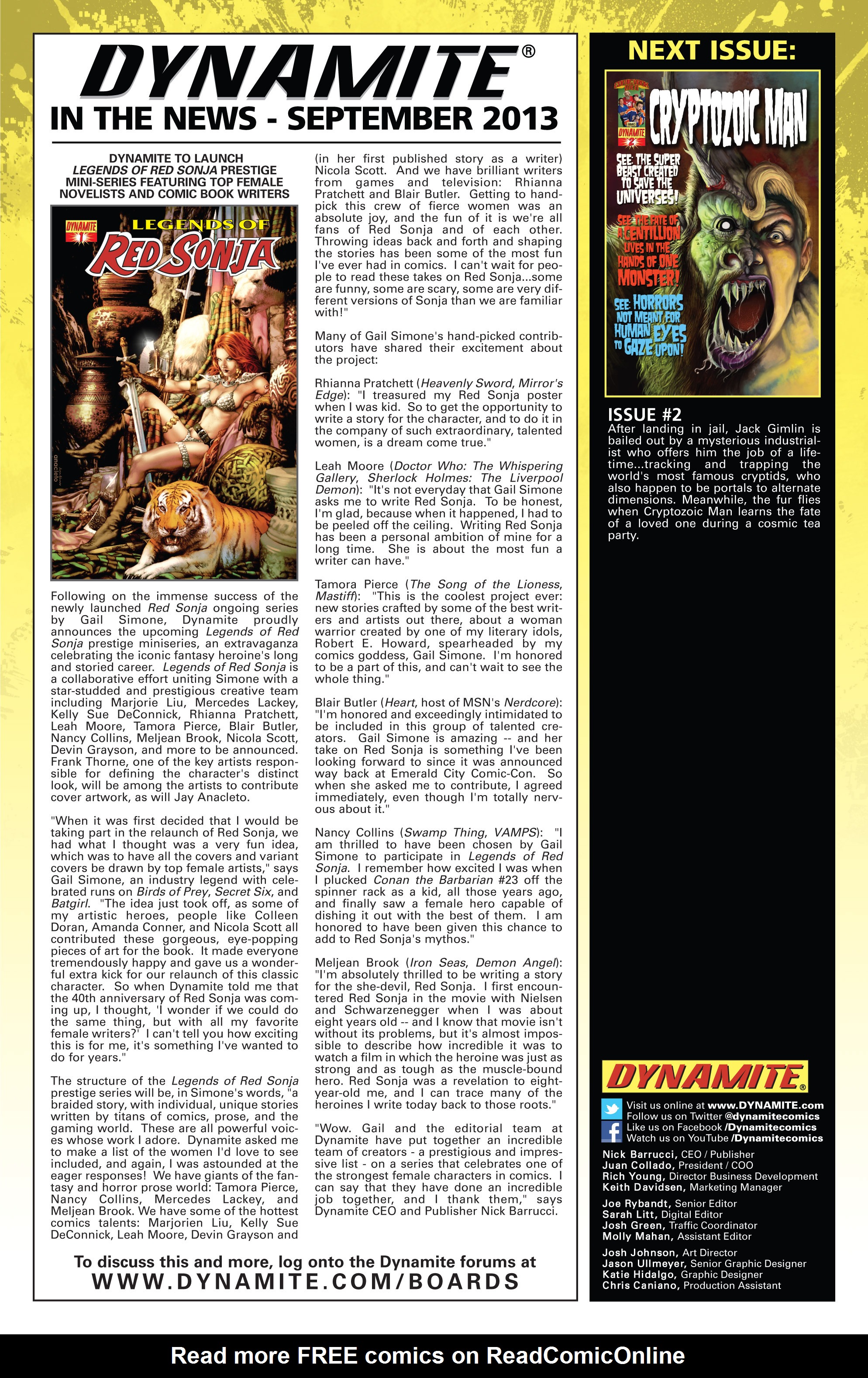 Read online Cryptozoic Man comic -  Issue #1 - 23