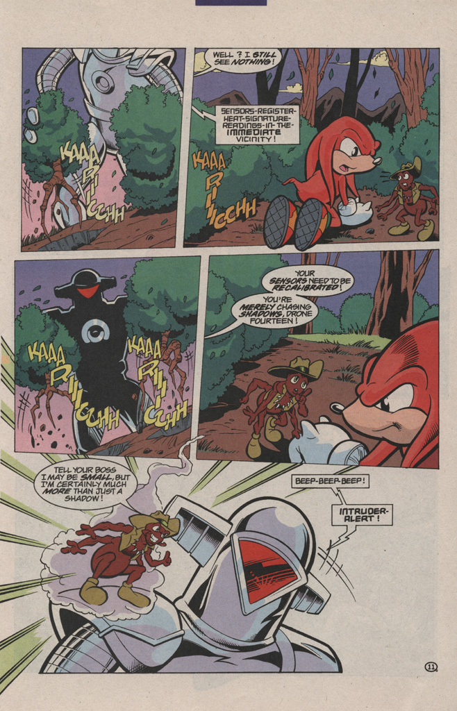 Read online Knuckles the Echidna comic -  Issue #1 - 19
