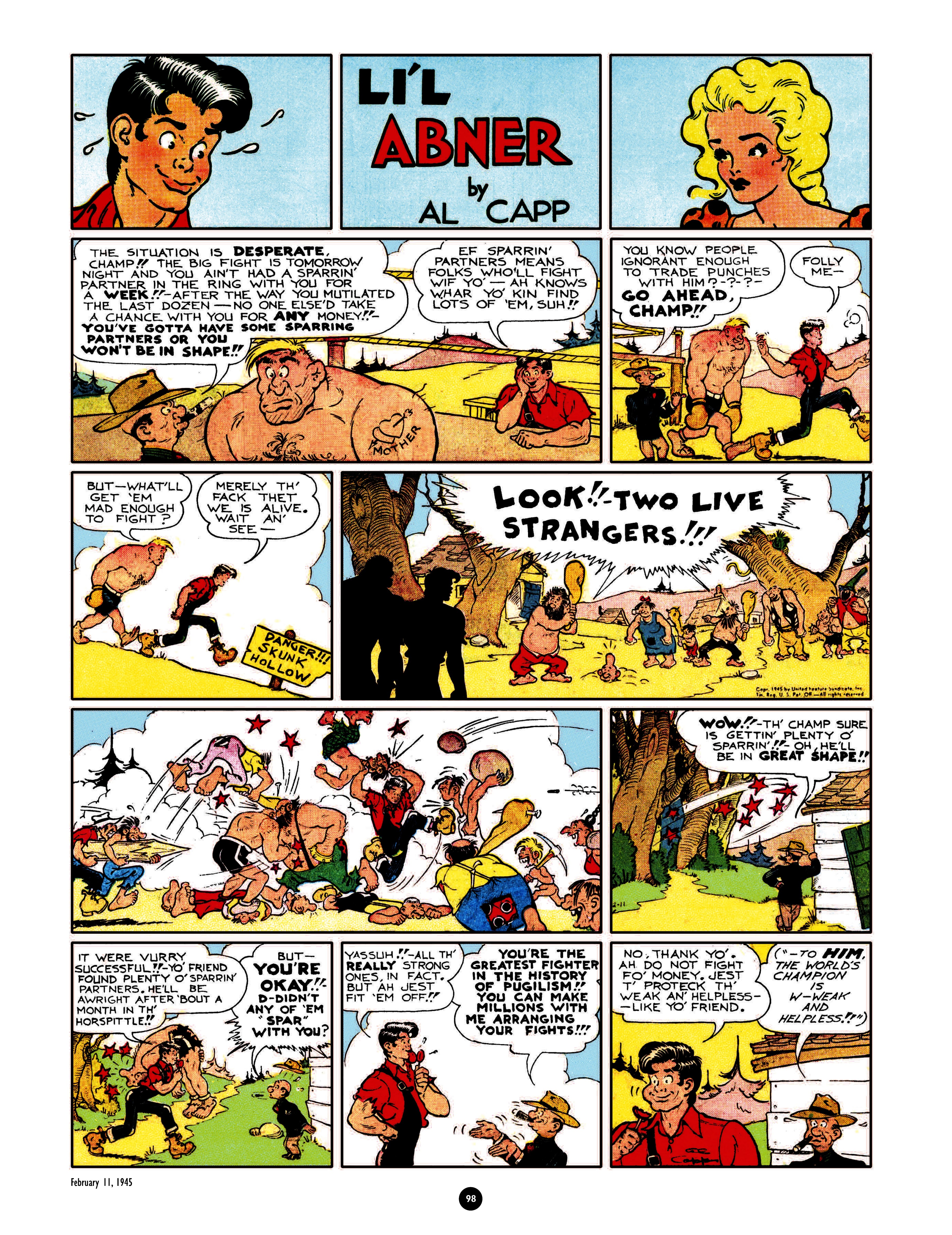 Read online Al Capp's Li'l Abner Complete Daily & Color Sunday Comics comic -  Issue # TPB 6 (Part 1) - 98