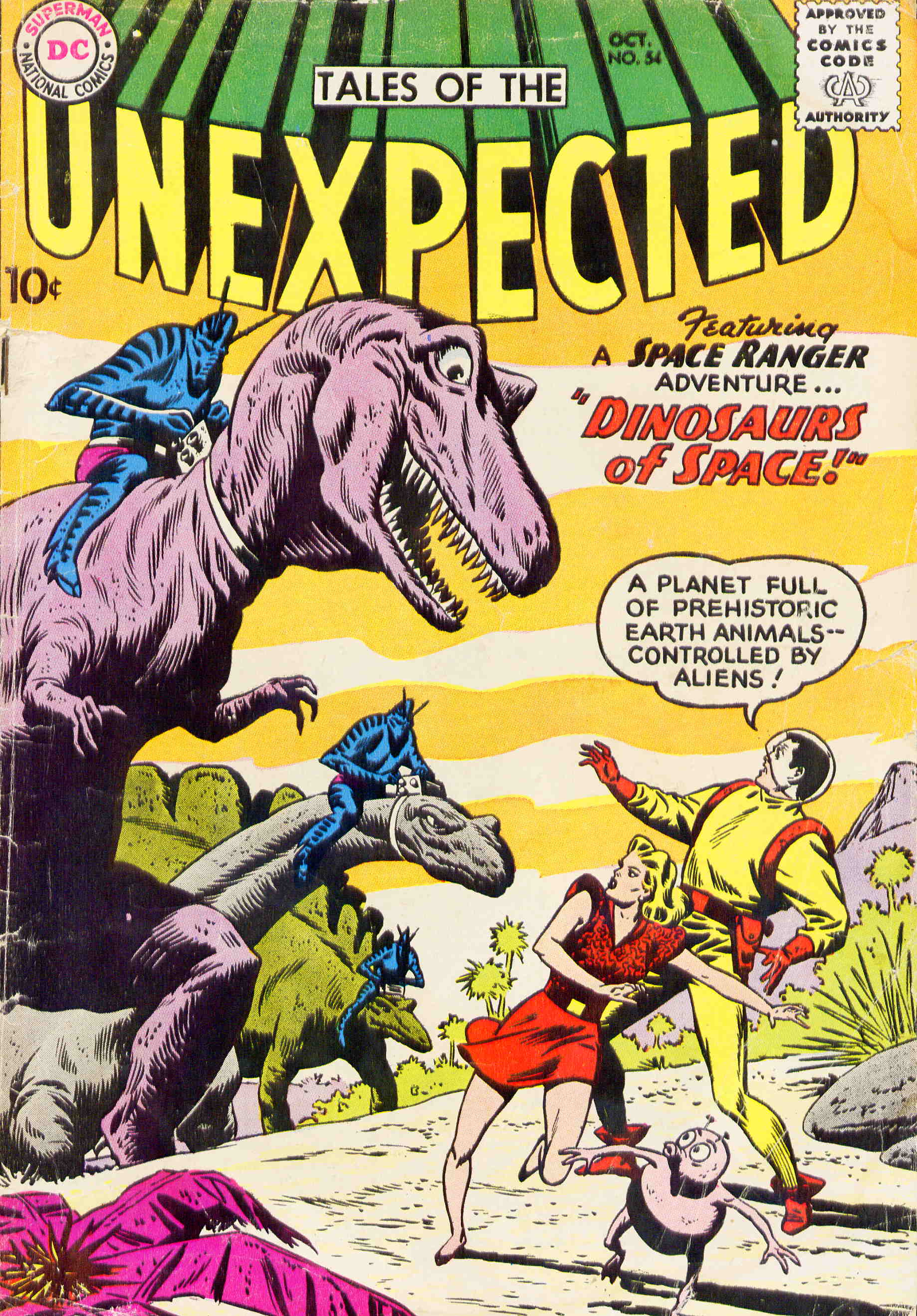 Read online Tales of the Unexpected comic -  Issue #54 - 1