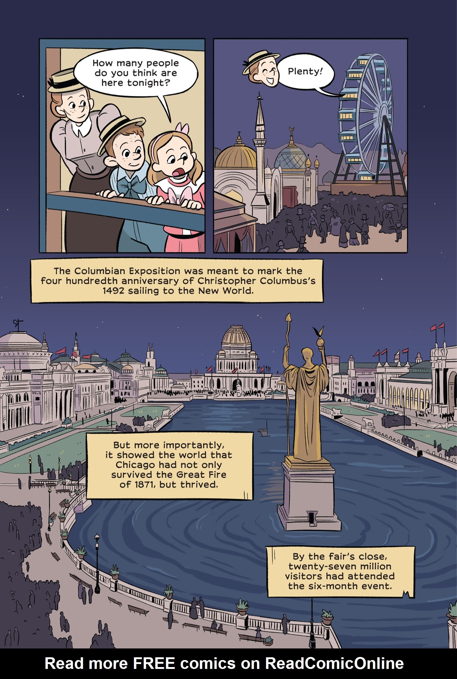Read online History Comics comic -  Issue # The Great Chicago Fire: Rising From the Ashes - 109