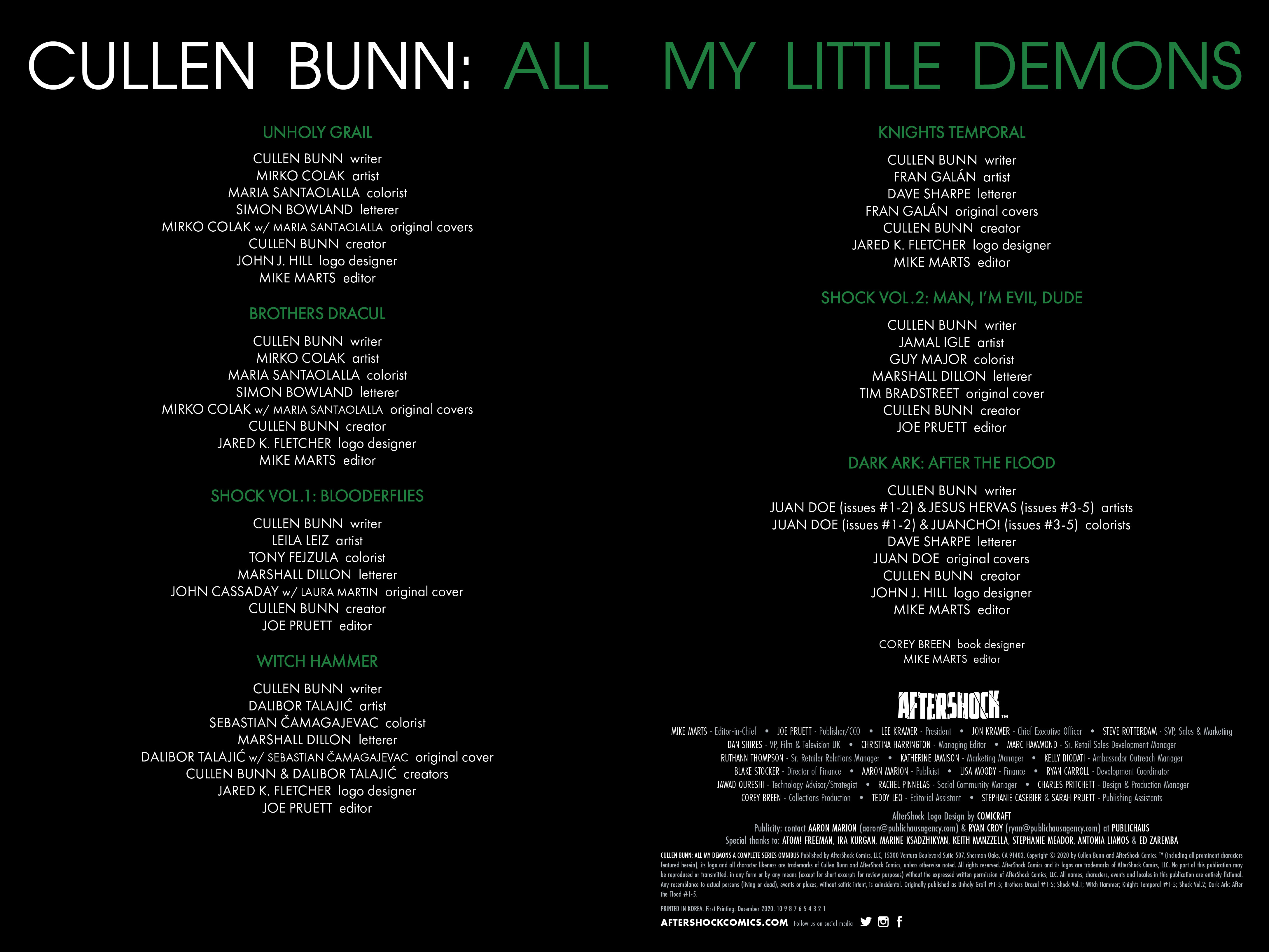 Read online Cullen Bunn: All My Little Demons A Complete Series Omnibus comic -  Issue # TPB (Part 1) - 3