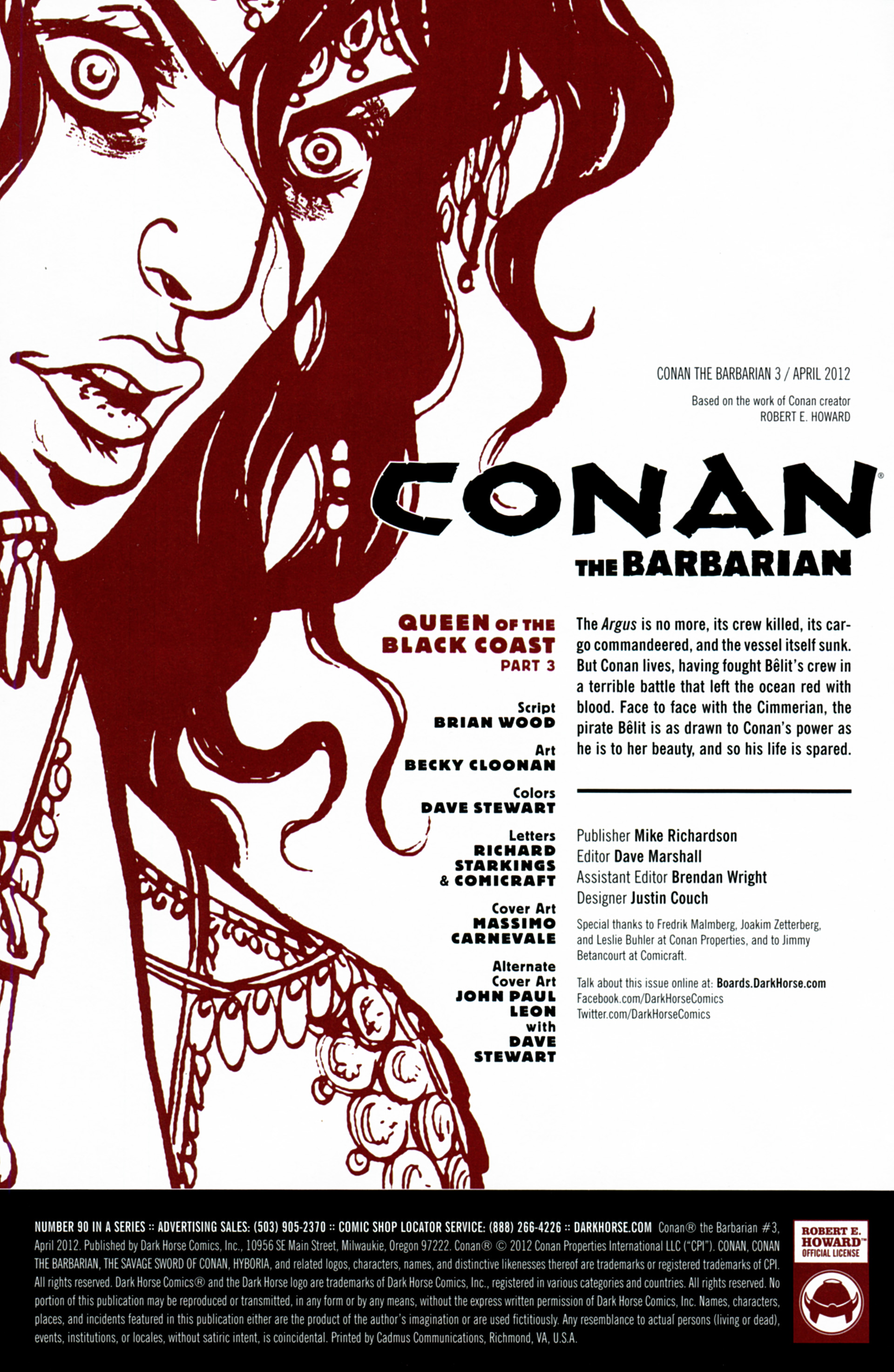 Read online Conan the Barbarian (2012) comic -  Issue #3 - 2