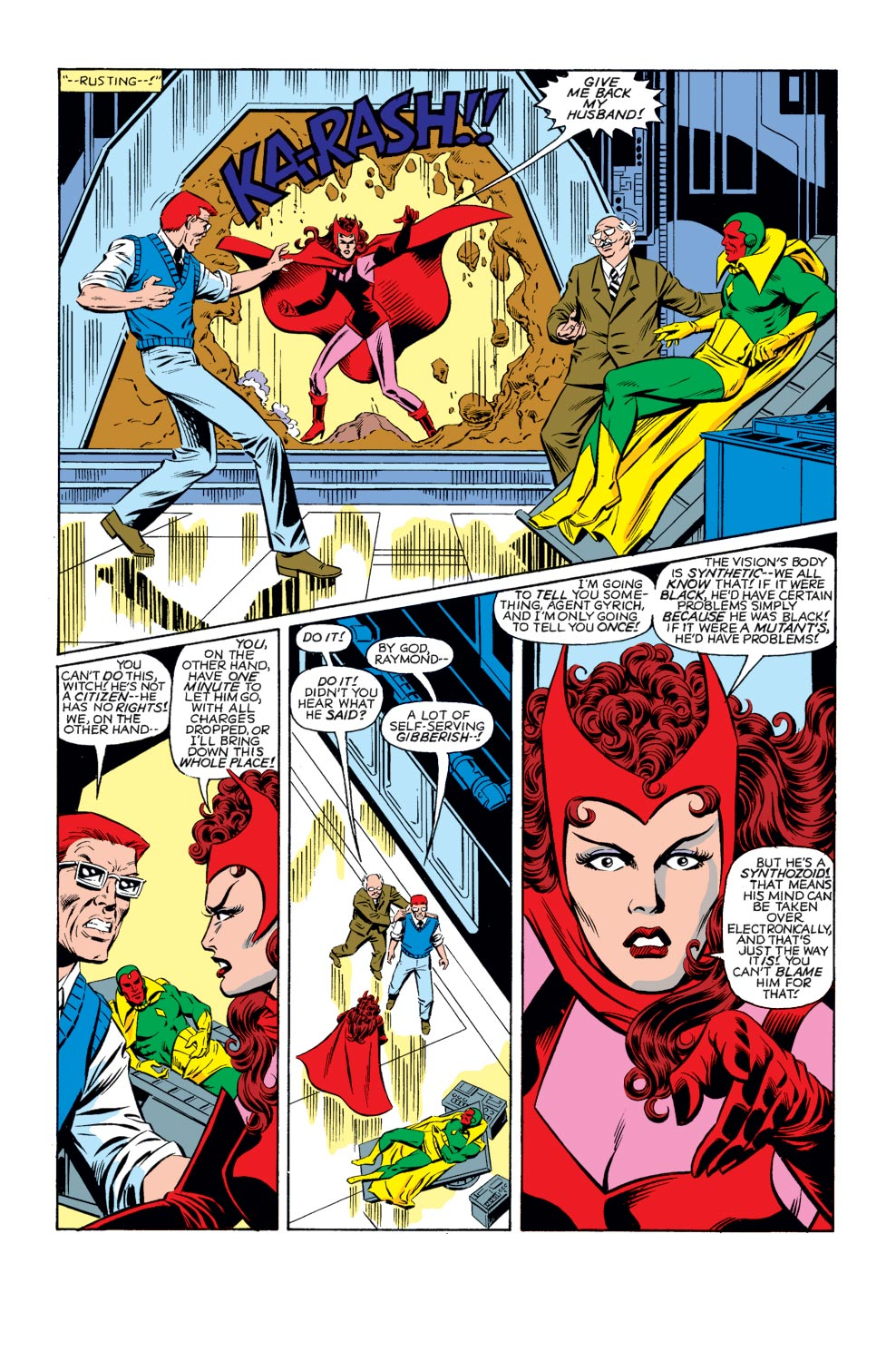 Read online The Vision and the Scarlet Witch (1985) comic -  Issue #1 - 9