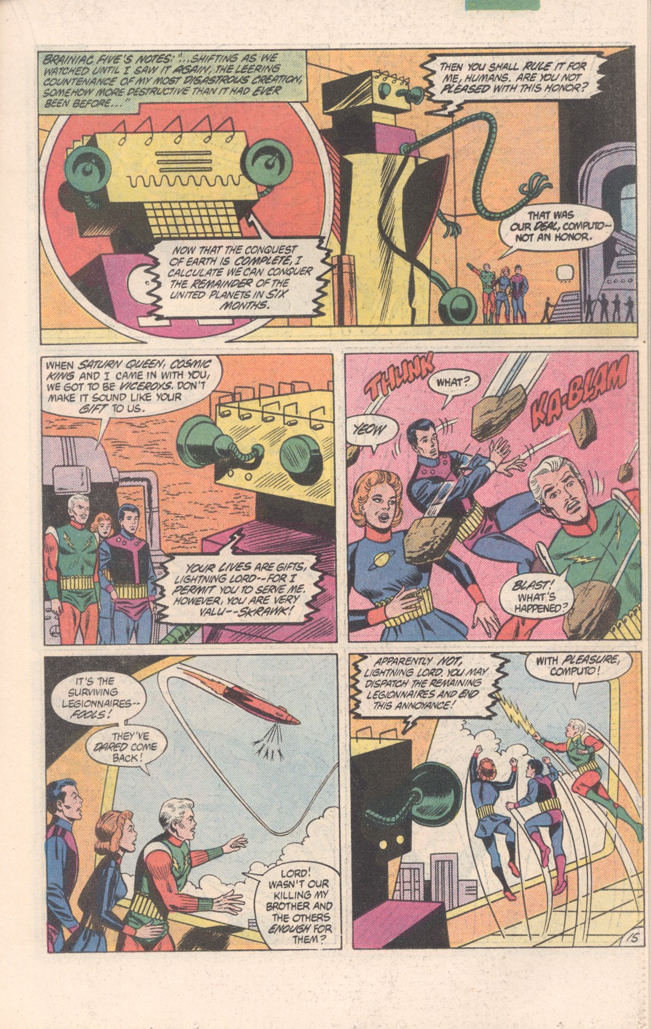 Read online Legion of Super-Heroes (1980) comic -  Issue #300 - 16