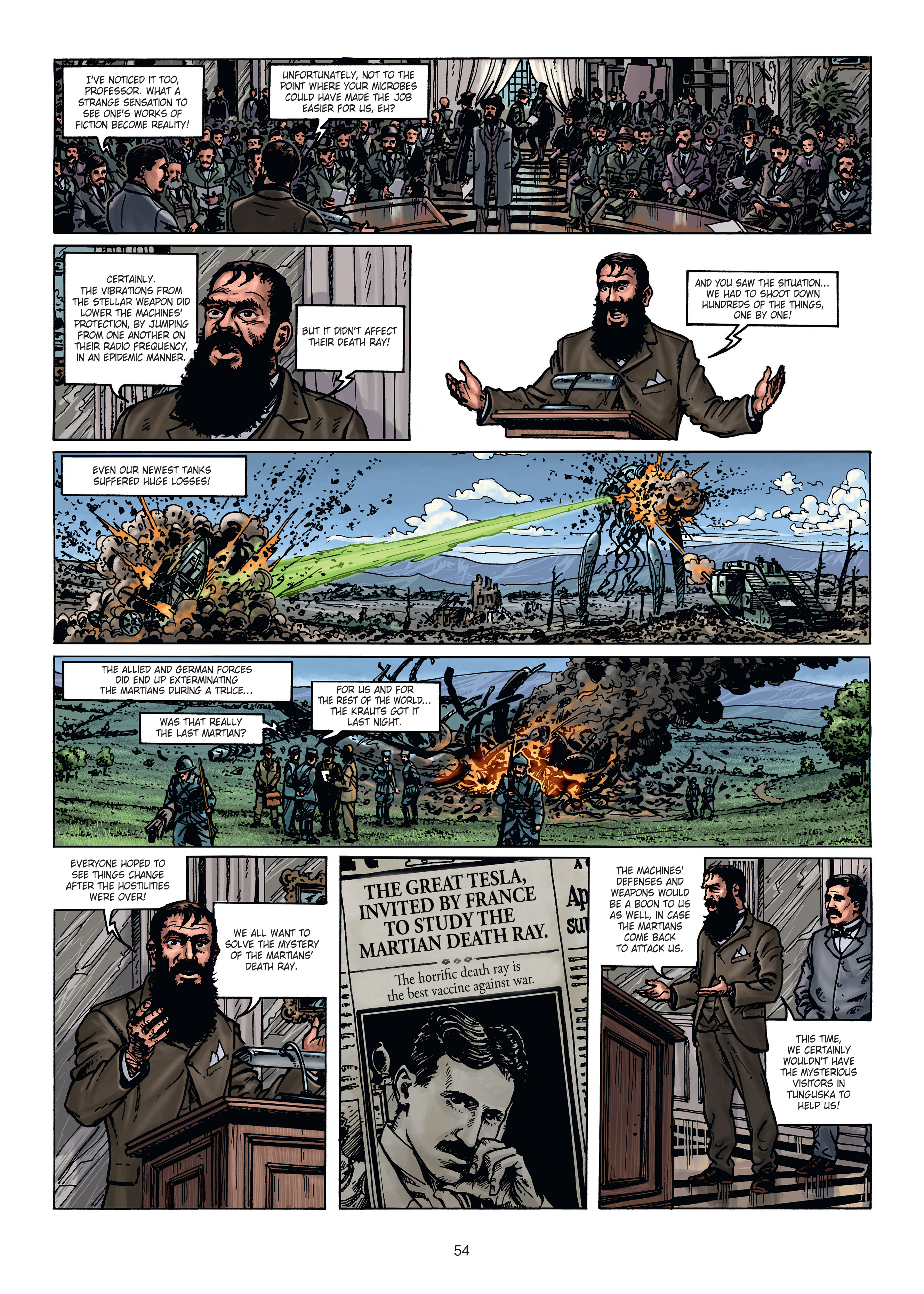 Read online War of the World War One Vol. 3: The Monsters from Mars comic -  Issue # Full - 54