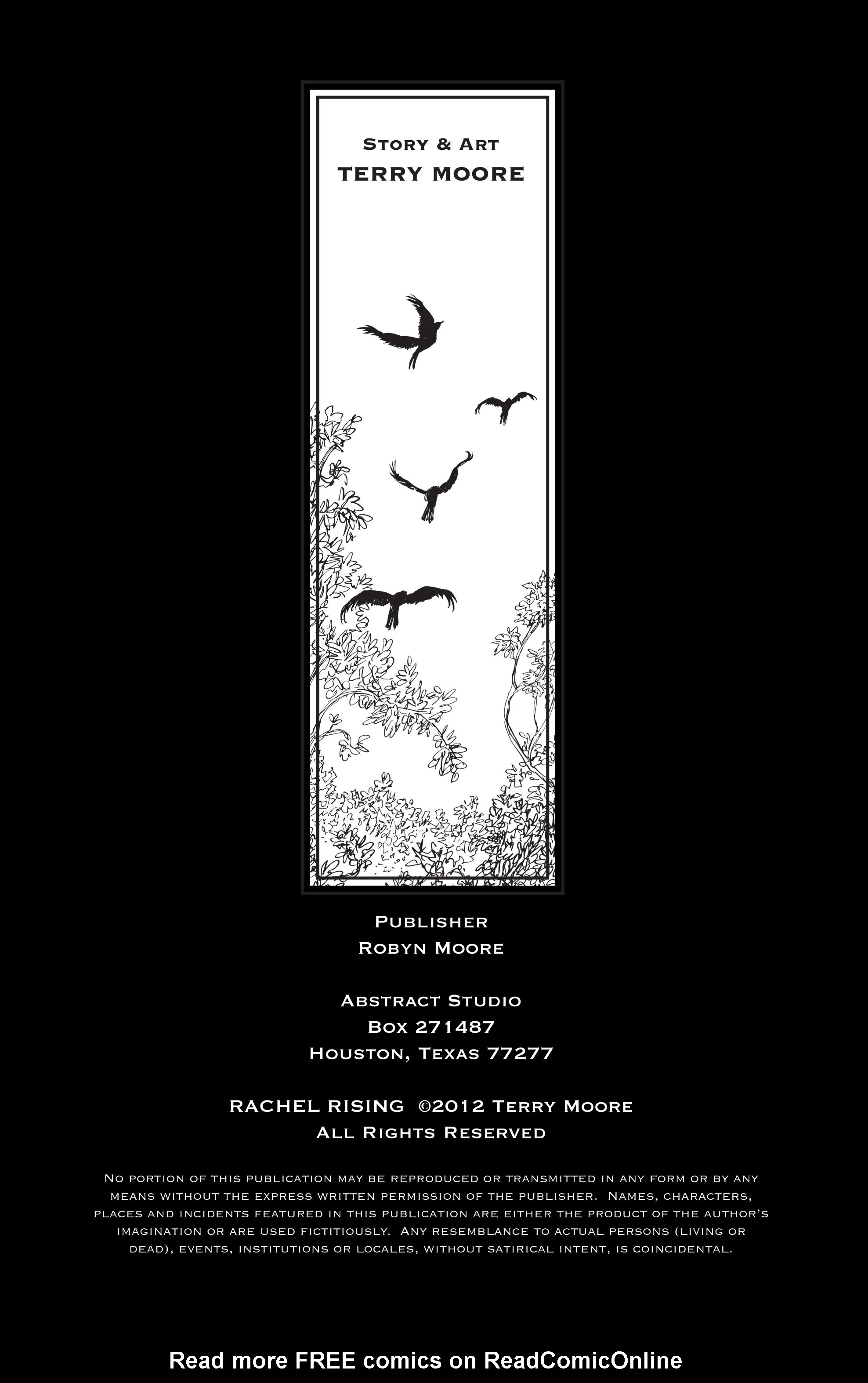 Read online Rachel Rising comic -  Issue #7 - 22